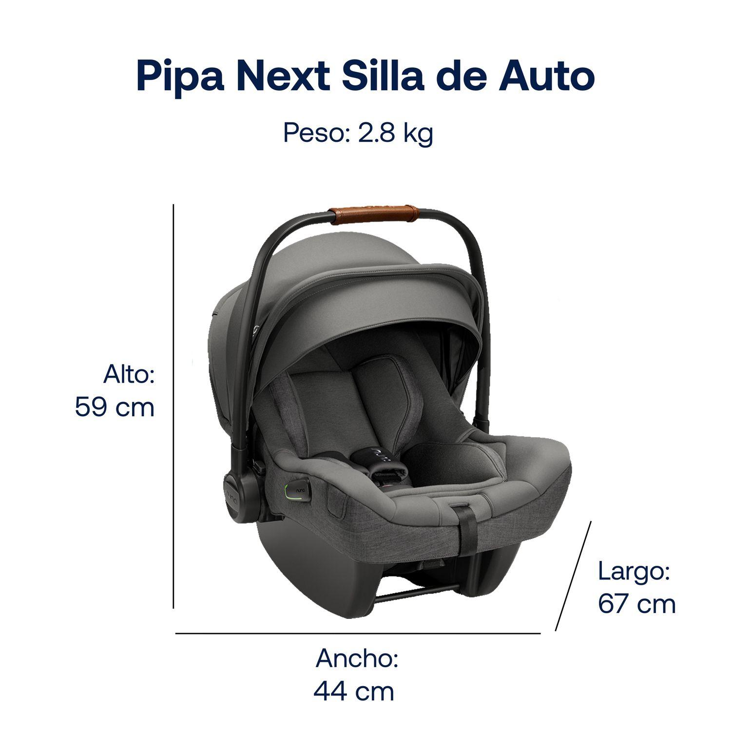 Silla de Auto Bebe Huevito Pipa Next Granite Nuna-6