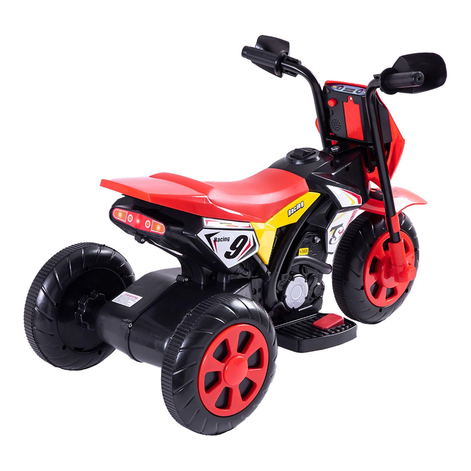 Moto Eléctrica Cross Rojo Bebesit-3