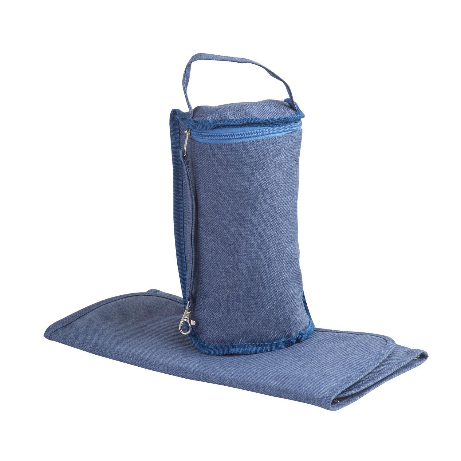 Bolso Maternal Mudador Pañalera Bebesit Melange - Azul-3