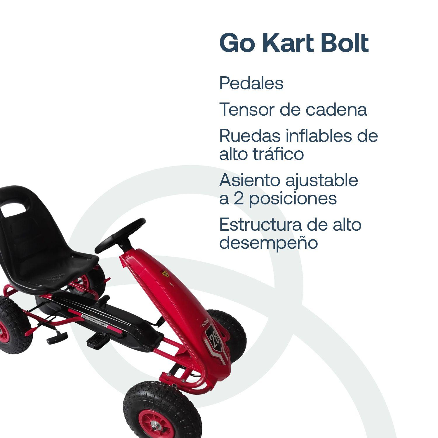 Gokart BOLT GK5040 Rojo-2