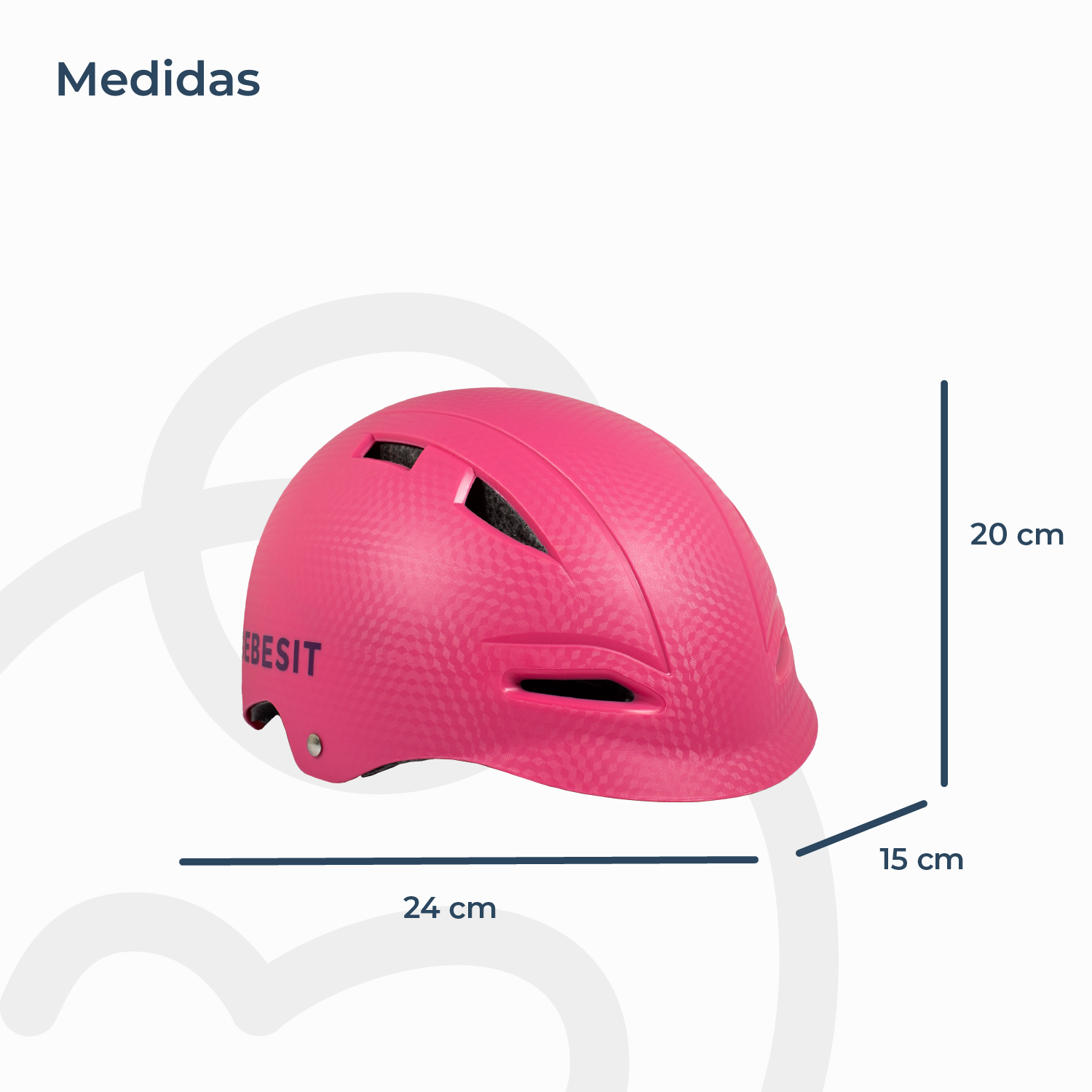 Casco Bicicleta Regulable Certificación Europea Niño Niña Rosa-4