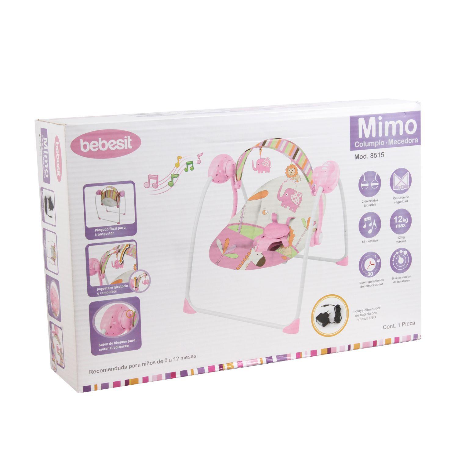 Silla Nido Bebé Rosada 8515 Bebesit-2