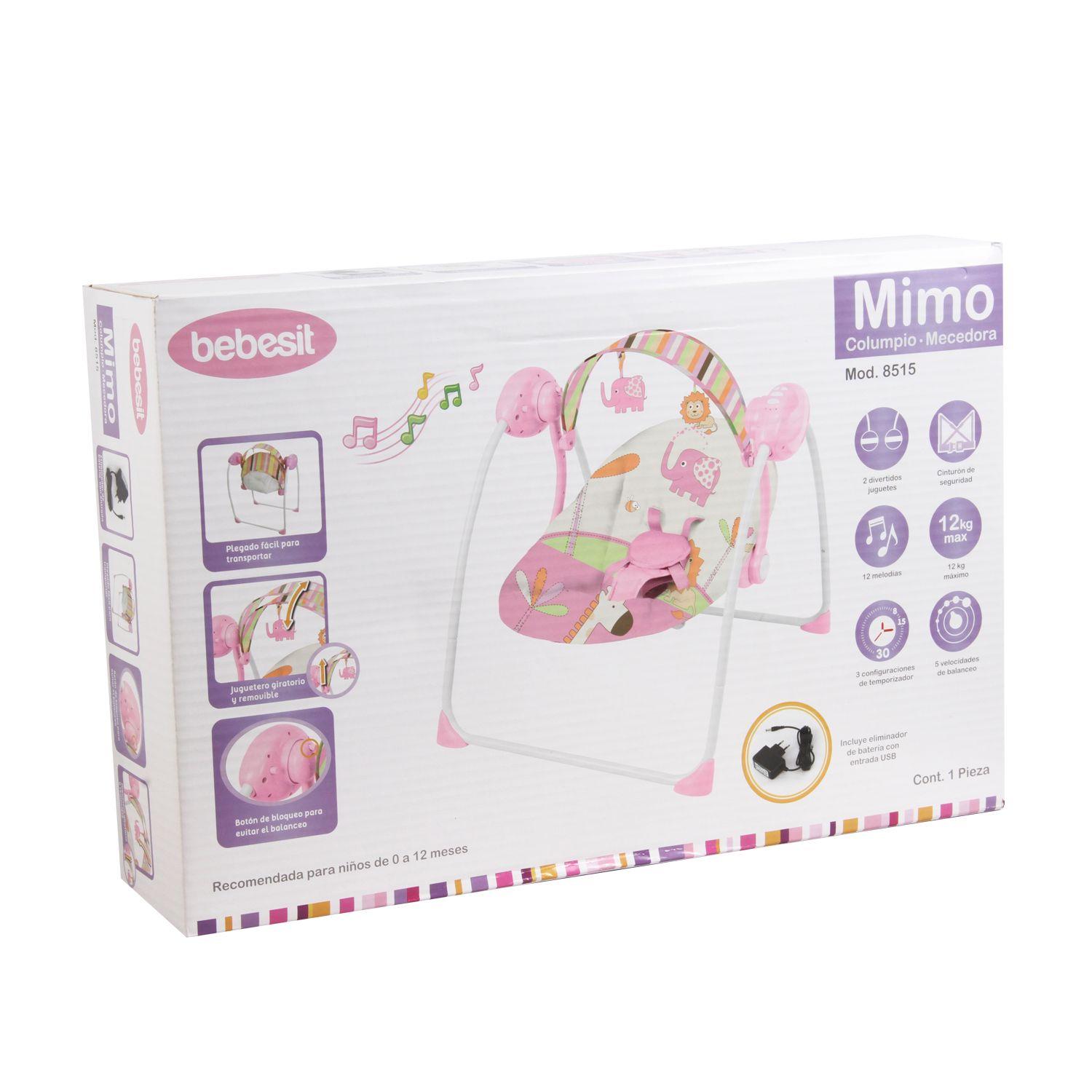 Silla Nido Bebé Rosada 8515 Bebesit-3