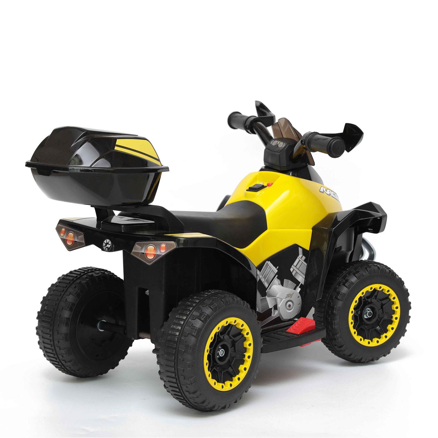 Cuadrimoto a Batería Quad Lx Amarilla Bebesit-2
