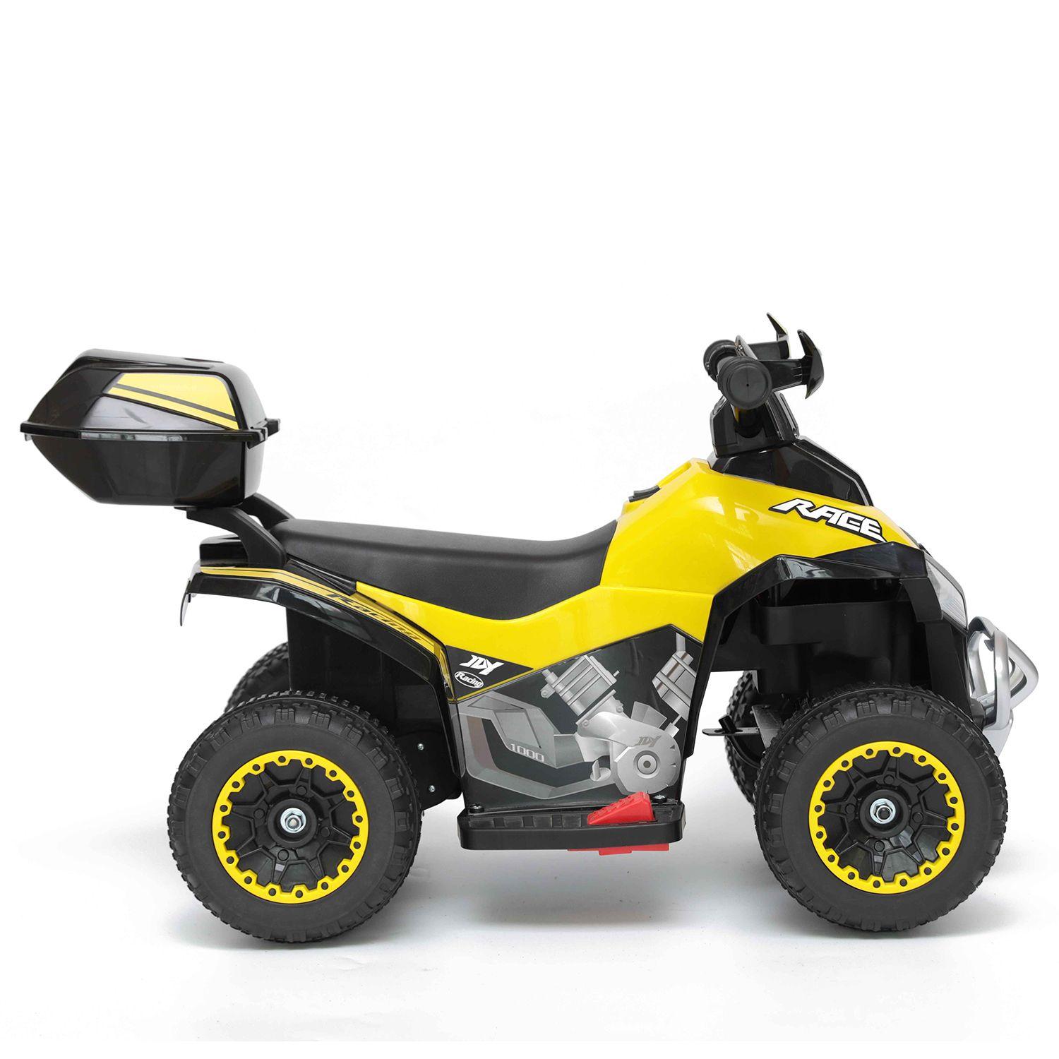 Cuadrimoto a Batería Quad Lx Amarilla Bebesit-4