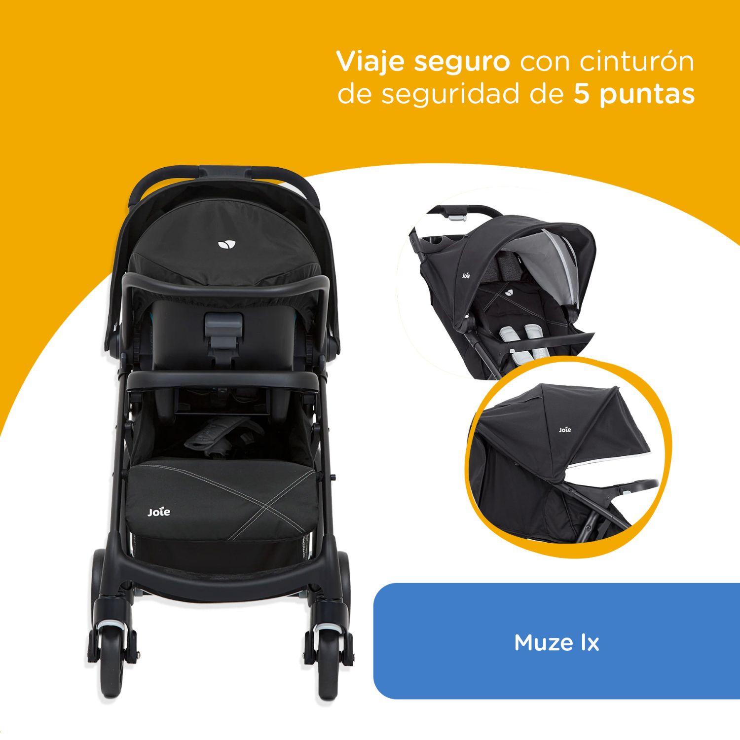 Coche Travel System Muze LX Universal Black-2