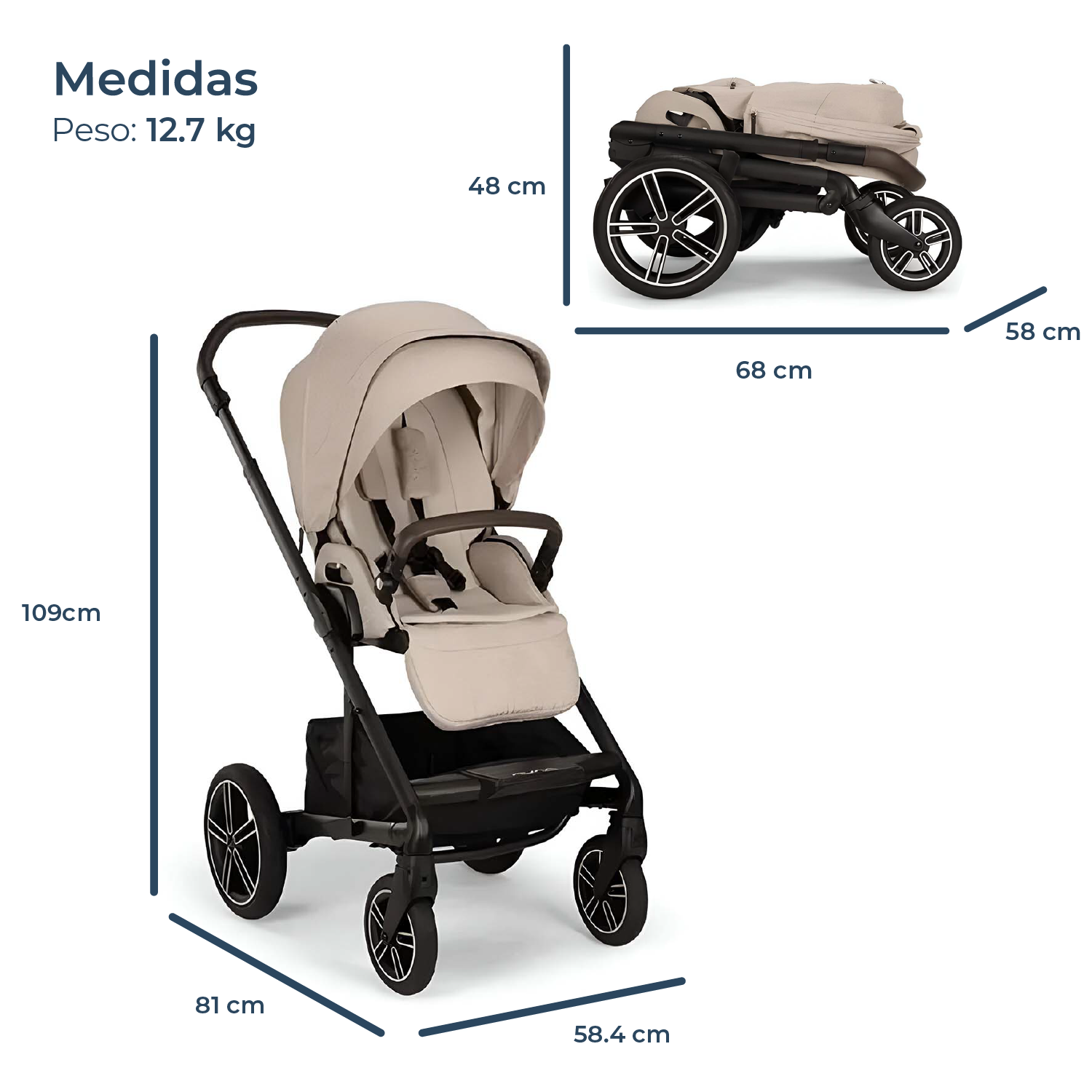 Coche Paseo Mixx Next Biscotti Nuna-5