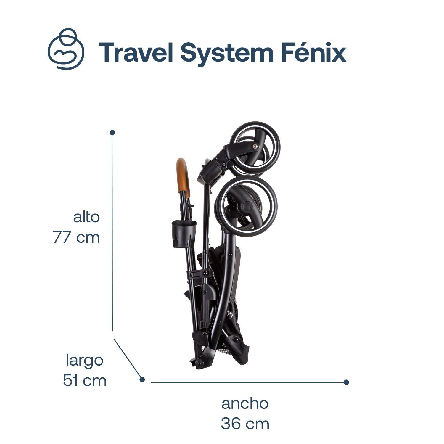 Coche Travel System Fénix Azul Bebesit-6