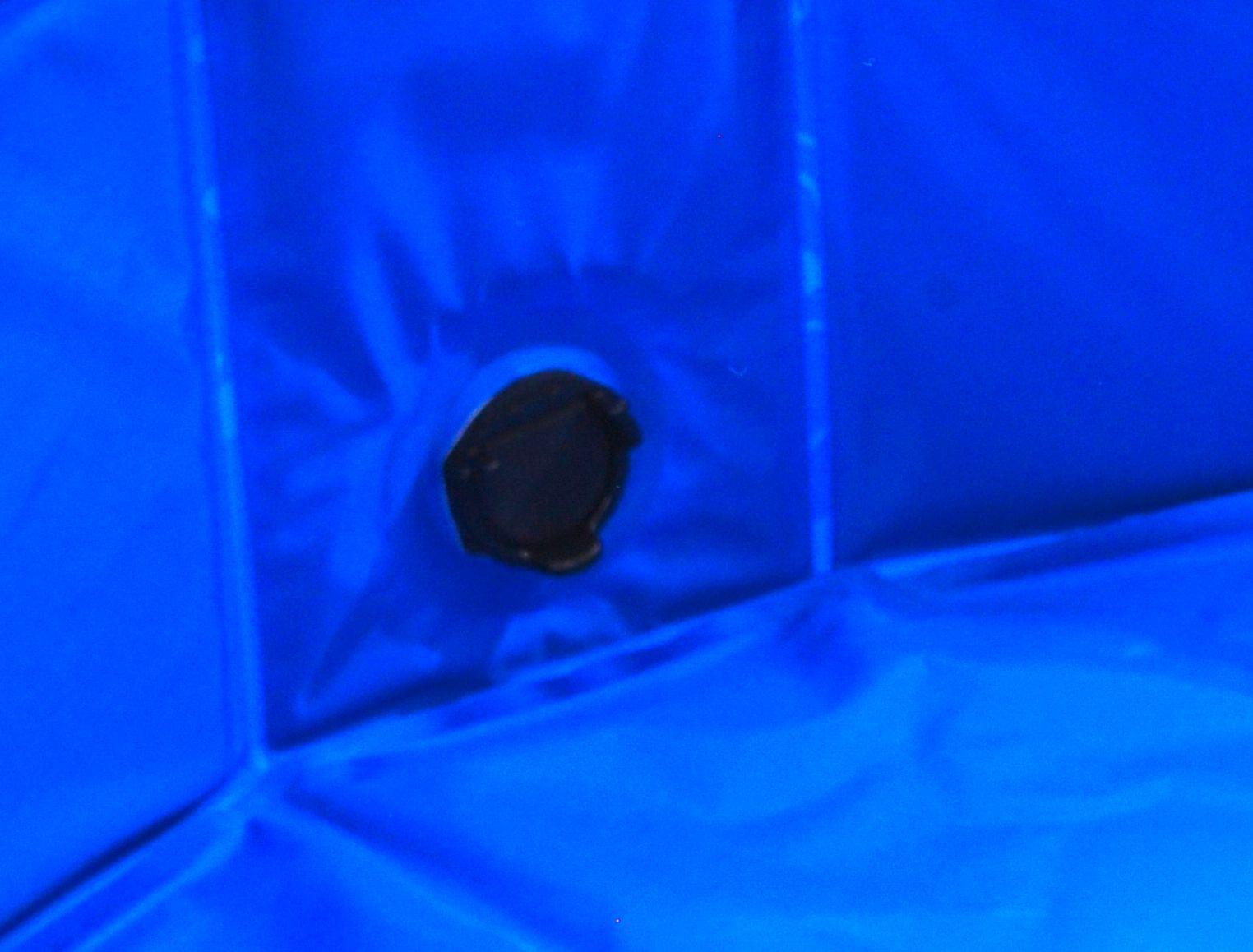 Piscina Bañera Plegable para Mascotas Azul-3