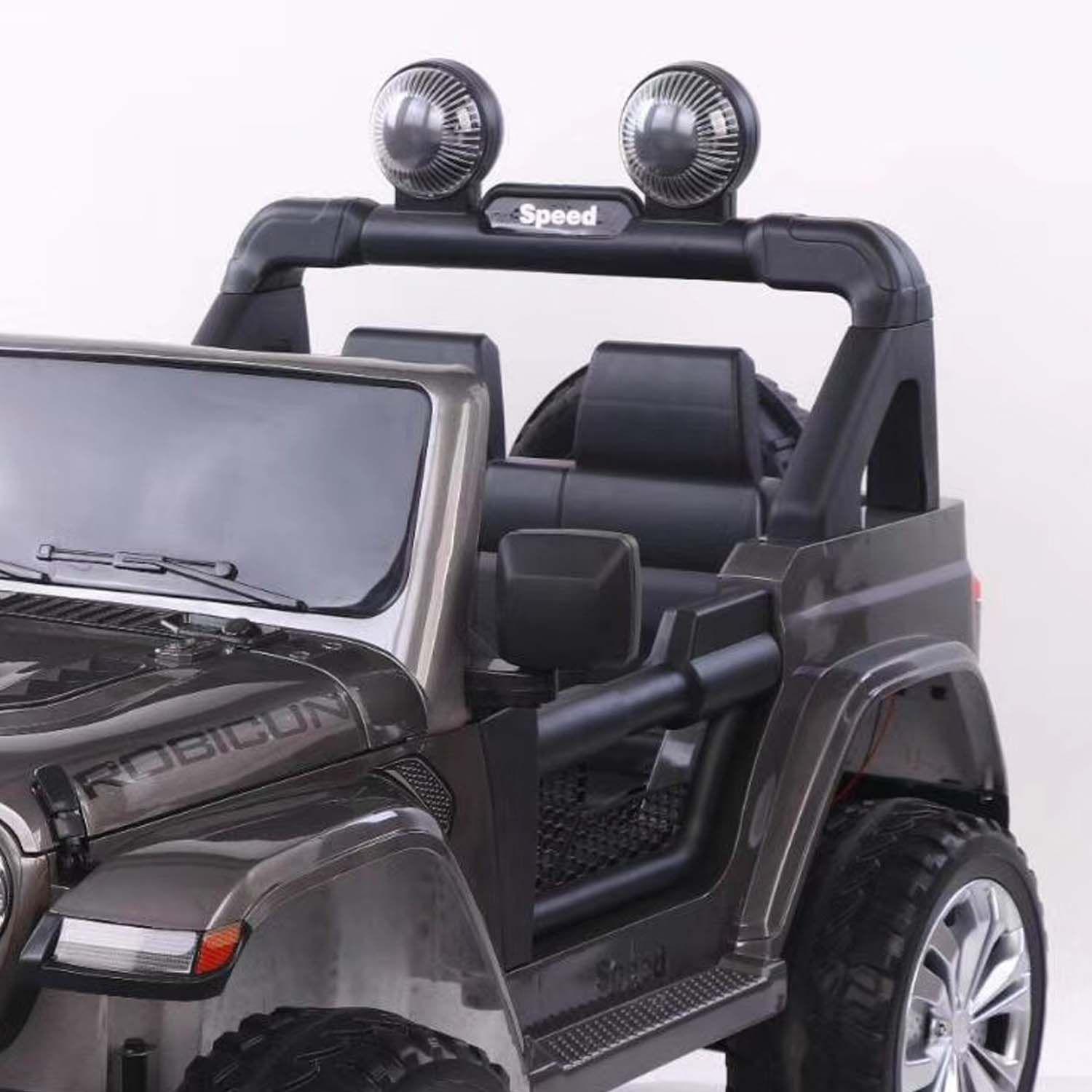 Auto a Batería Camioneta Renegade Negra Bebesit-4