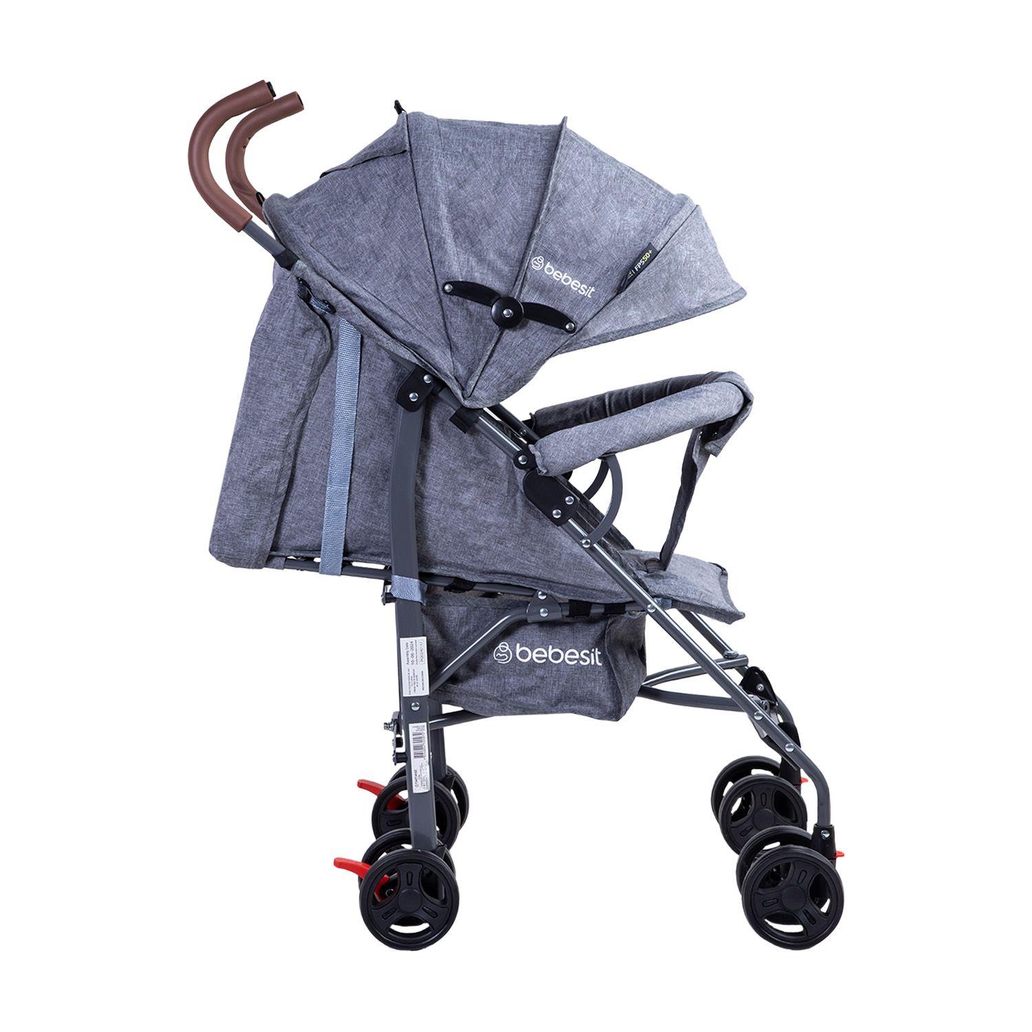 Coche Paragua Plegable Fun SX Gris-2