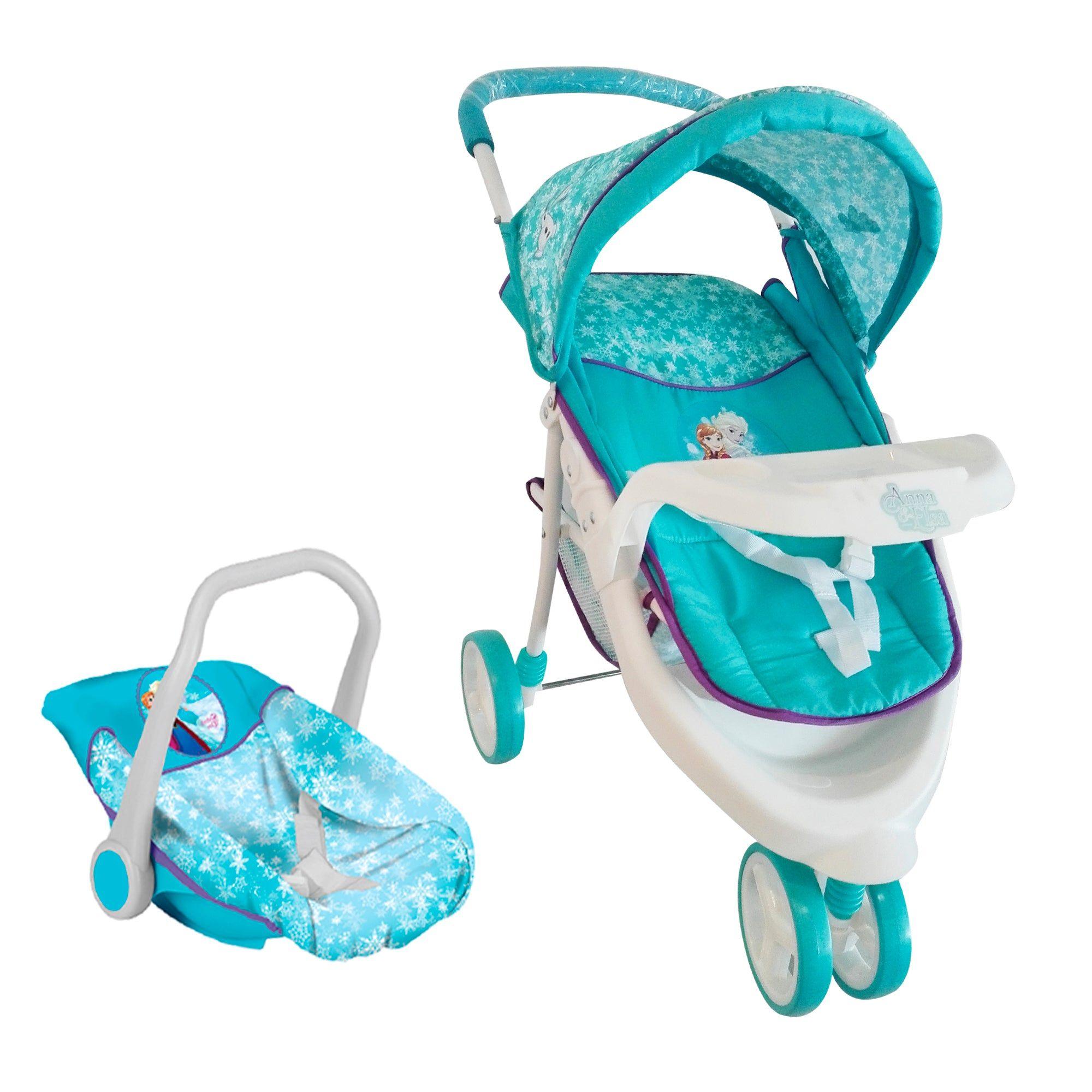 Coche de Juguete para Muñeca Jogger + Silla Frozen Disney-2