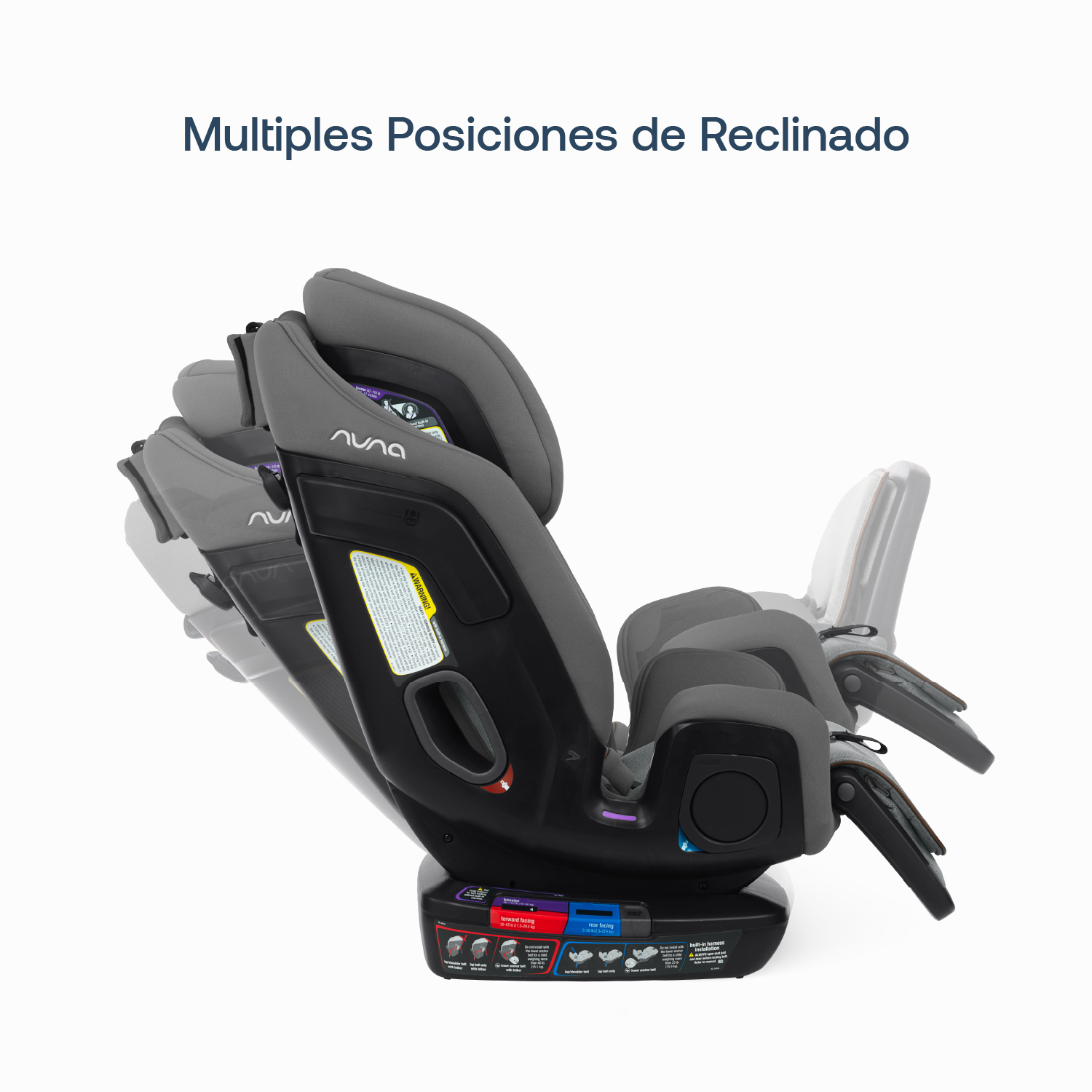 Silla Auto Convertible Nuna Exec Granite-6