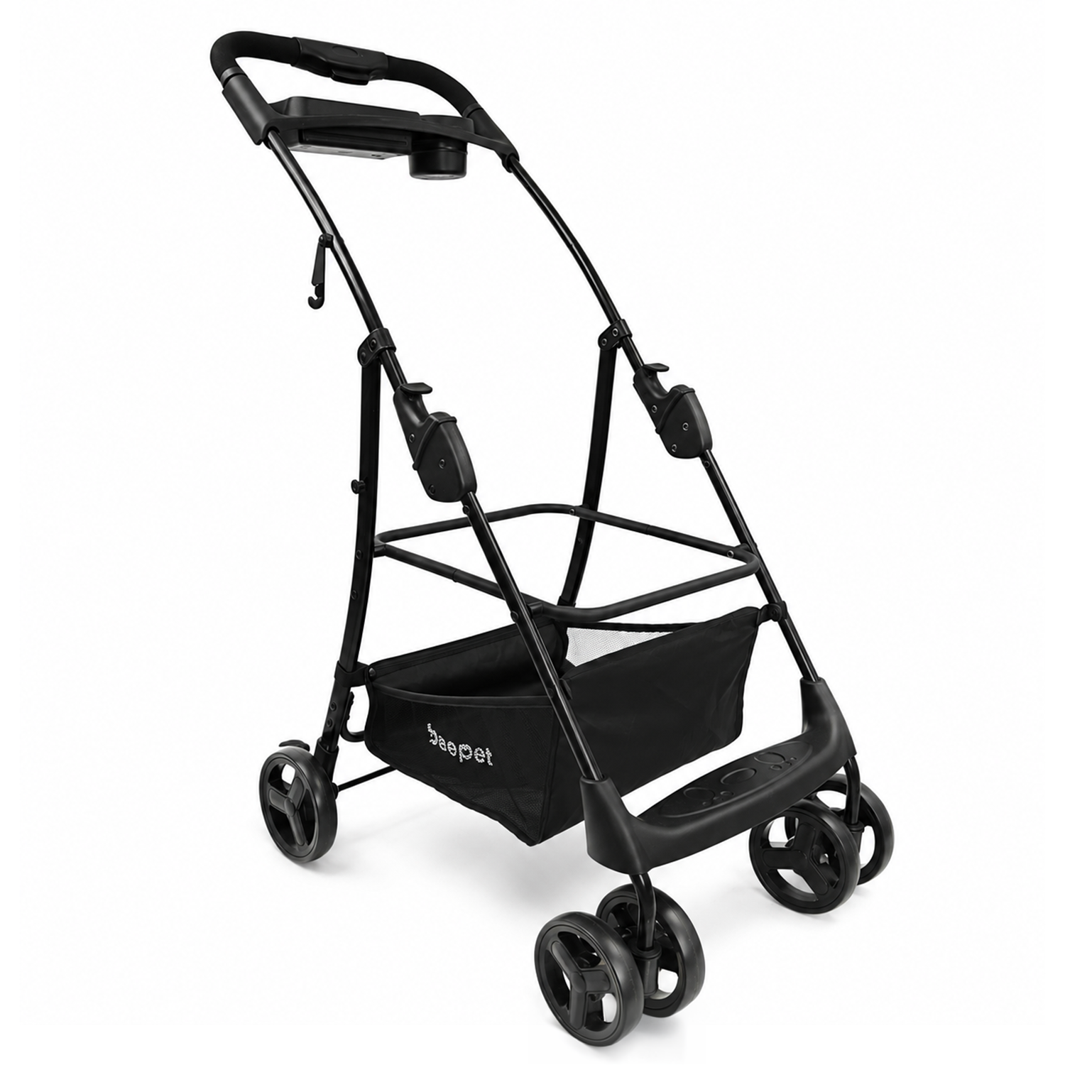 Coche Paseo Mascota Triptail Iso Base Negro-2