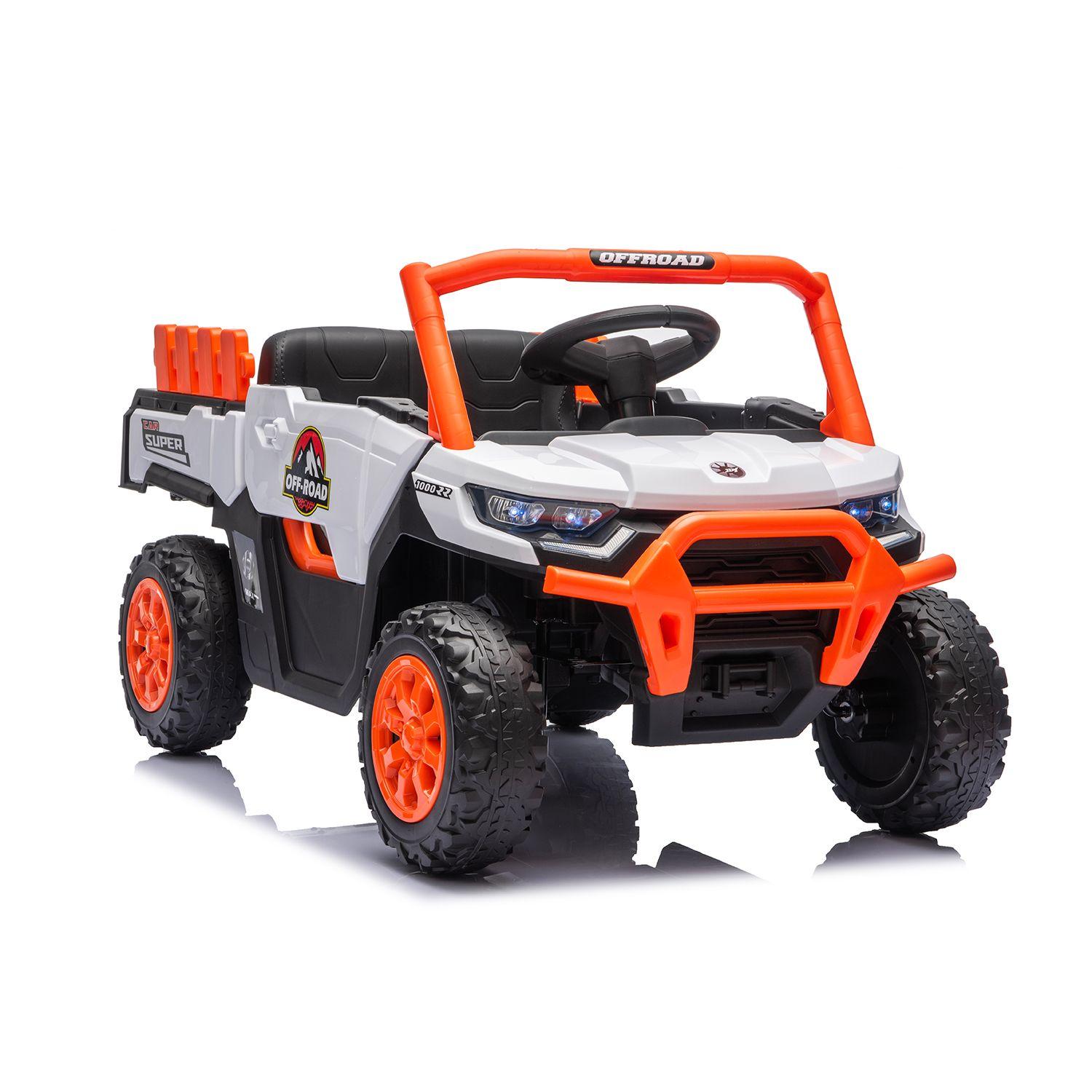 Auto Buggy Camioneta Trex Blanca-0