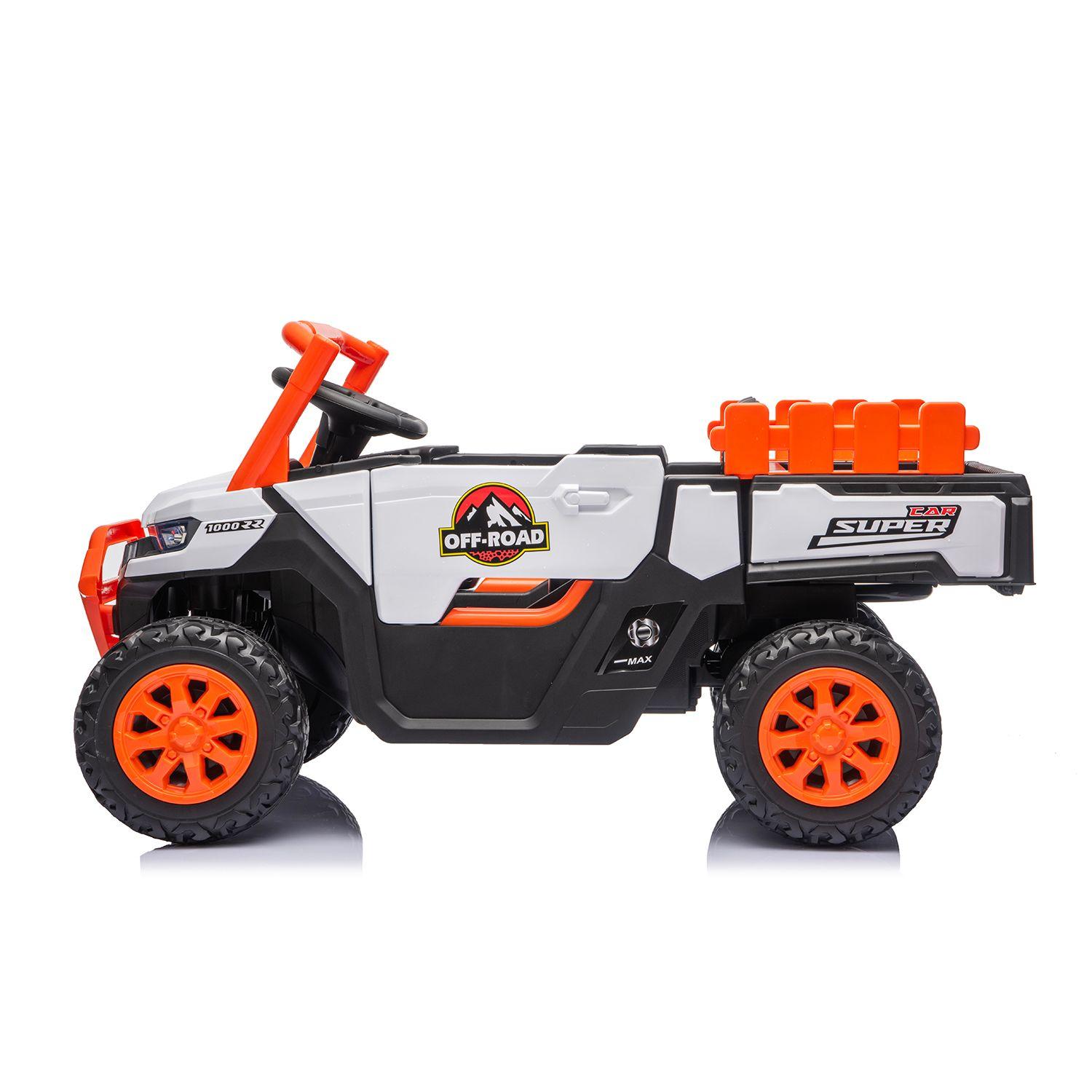 Auto Buggy Camioneta Trex Blanca-3