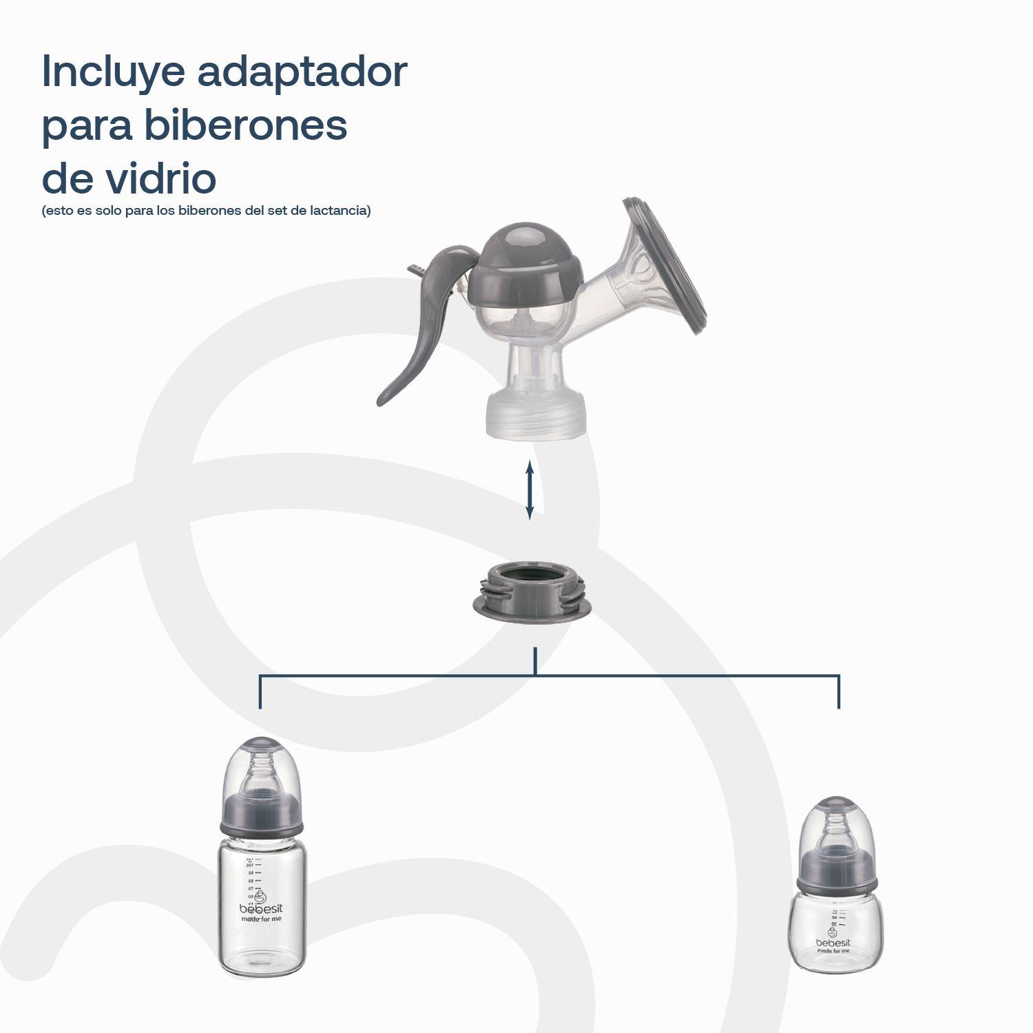 Set de Lactancia 6 en 1 Mamaderas y Accesorios Bebesit-4