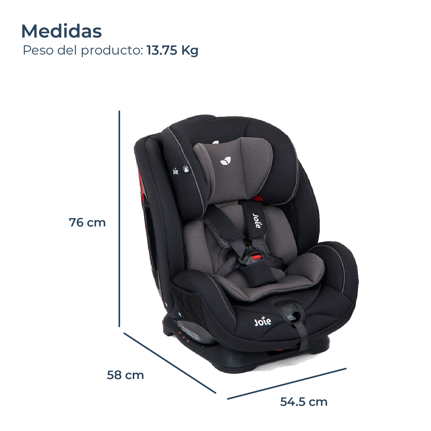 Silla de Auto Convertible Stages Coal Joie-8
