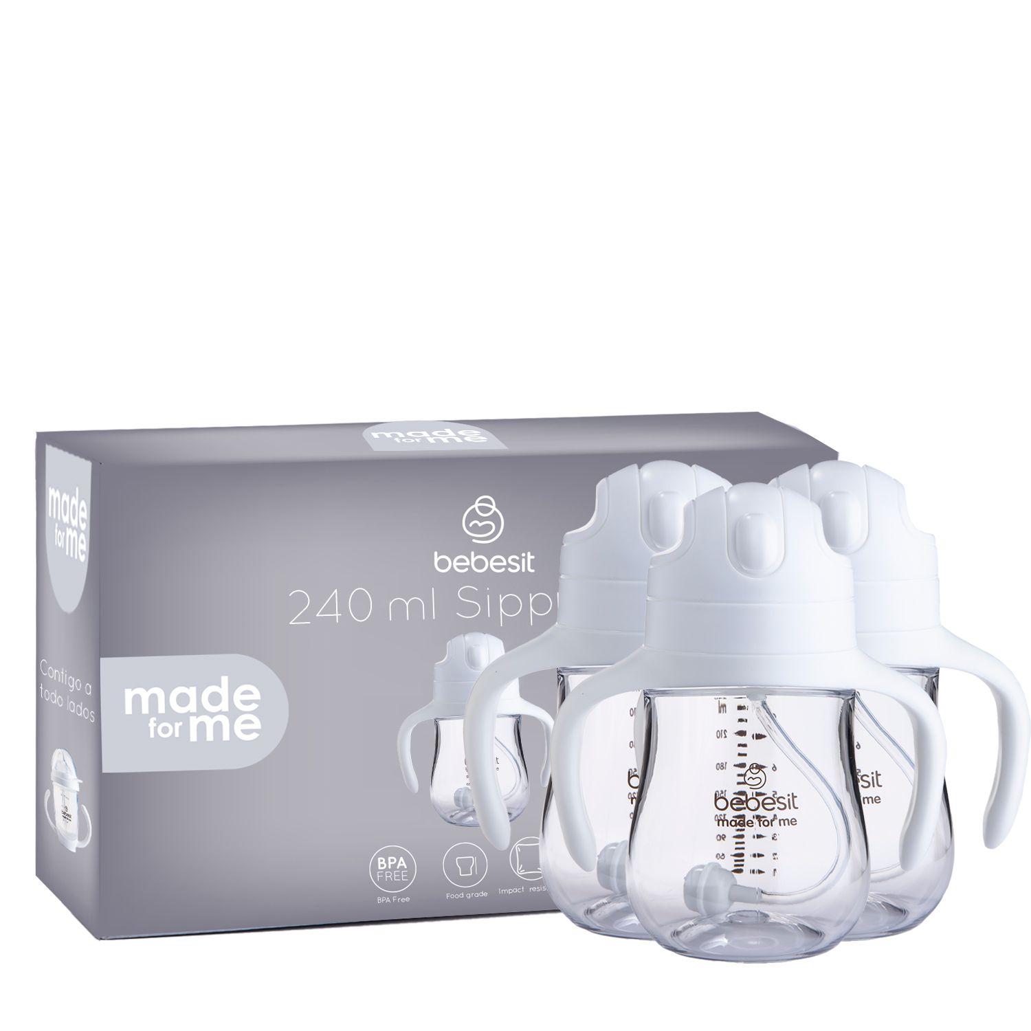 Vaso de entrenamiento Pack x 3 240ml Antiderrame 6M+-1