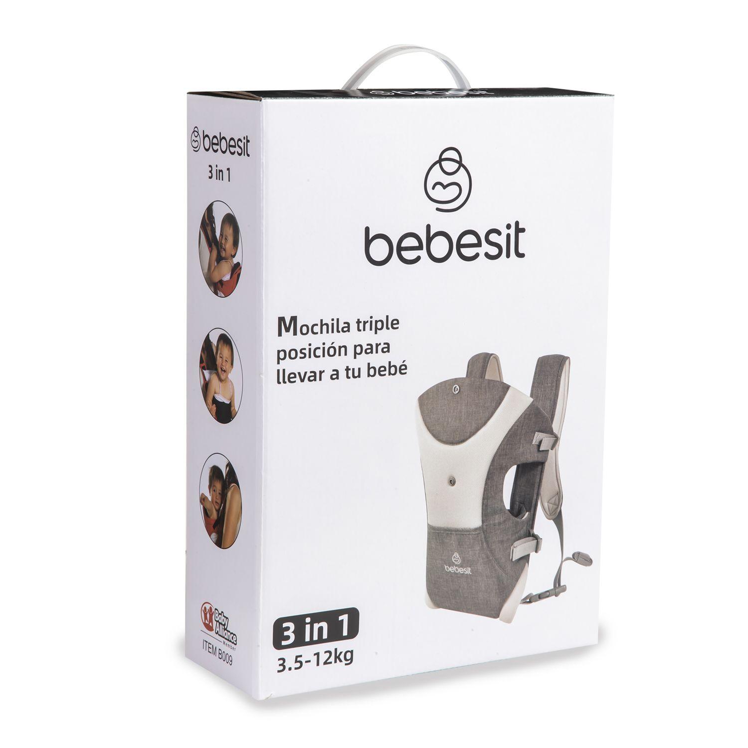 Porta Bebe Gris Bebesit-2