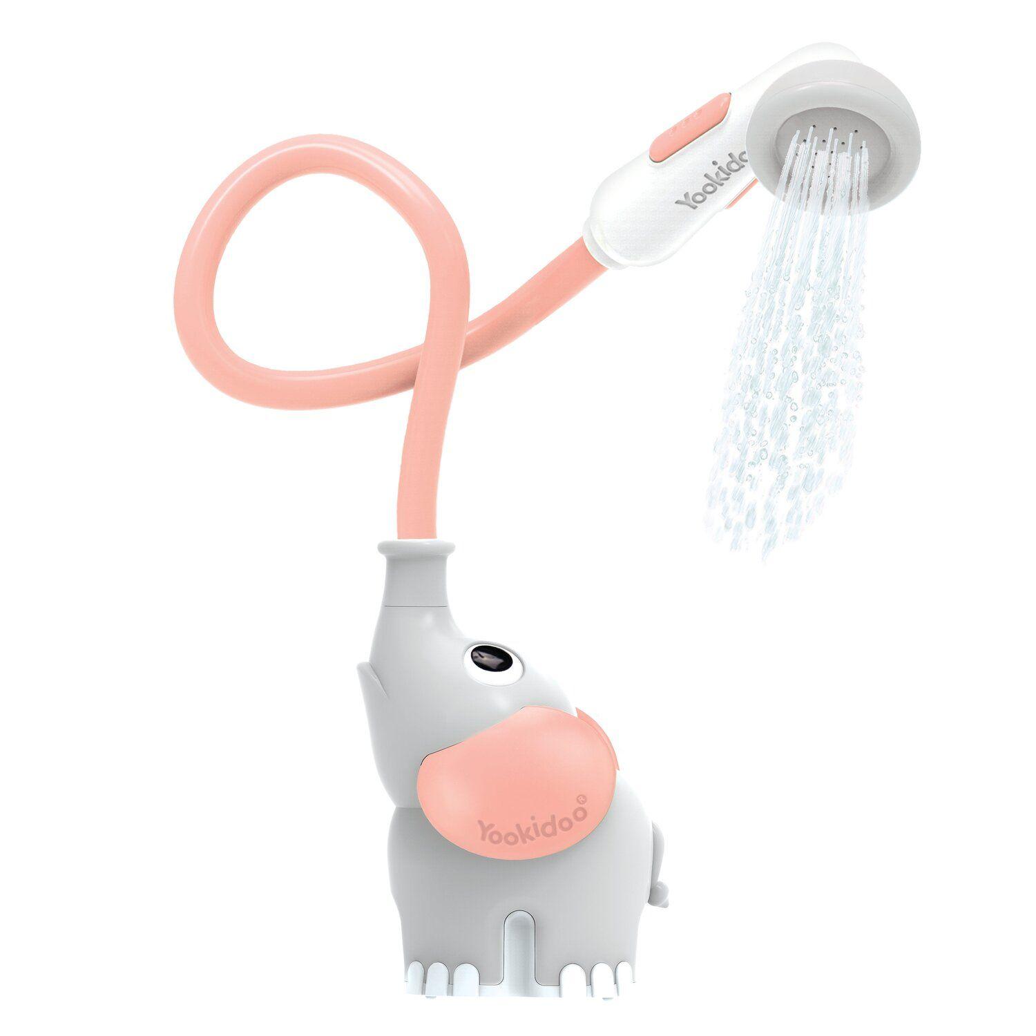 Elefante Ducha Interactivo Rosado Bebe Bañera Yookidoo-0