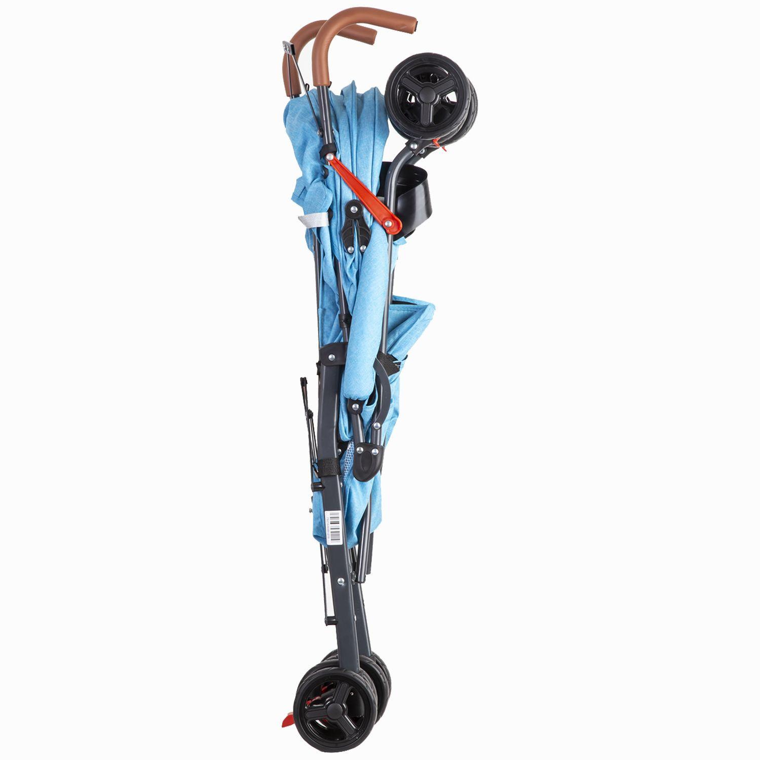 Coche Paragua 5126 Celeste Bebesit-4