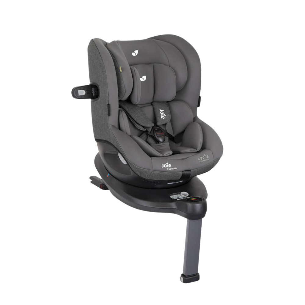 Silla de Auto Giratoria Spin 360 Shell Gray Joie-0