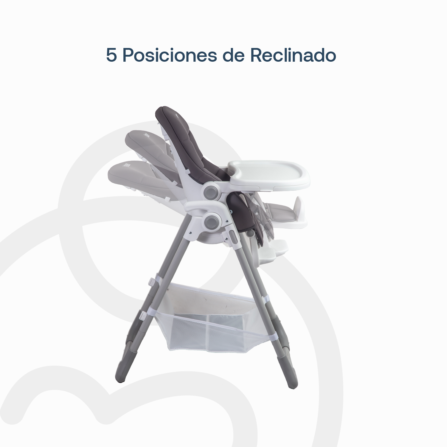 Silla de Comer Snack LX Gris Bebesit-4