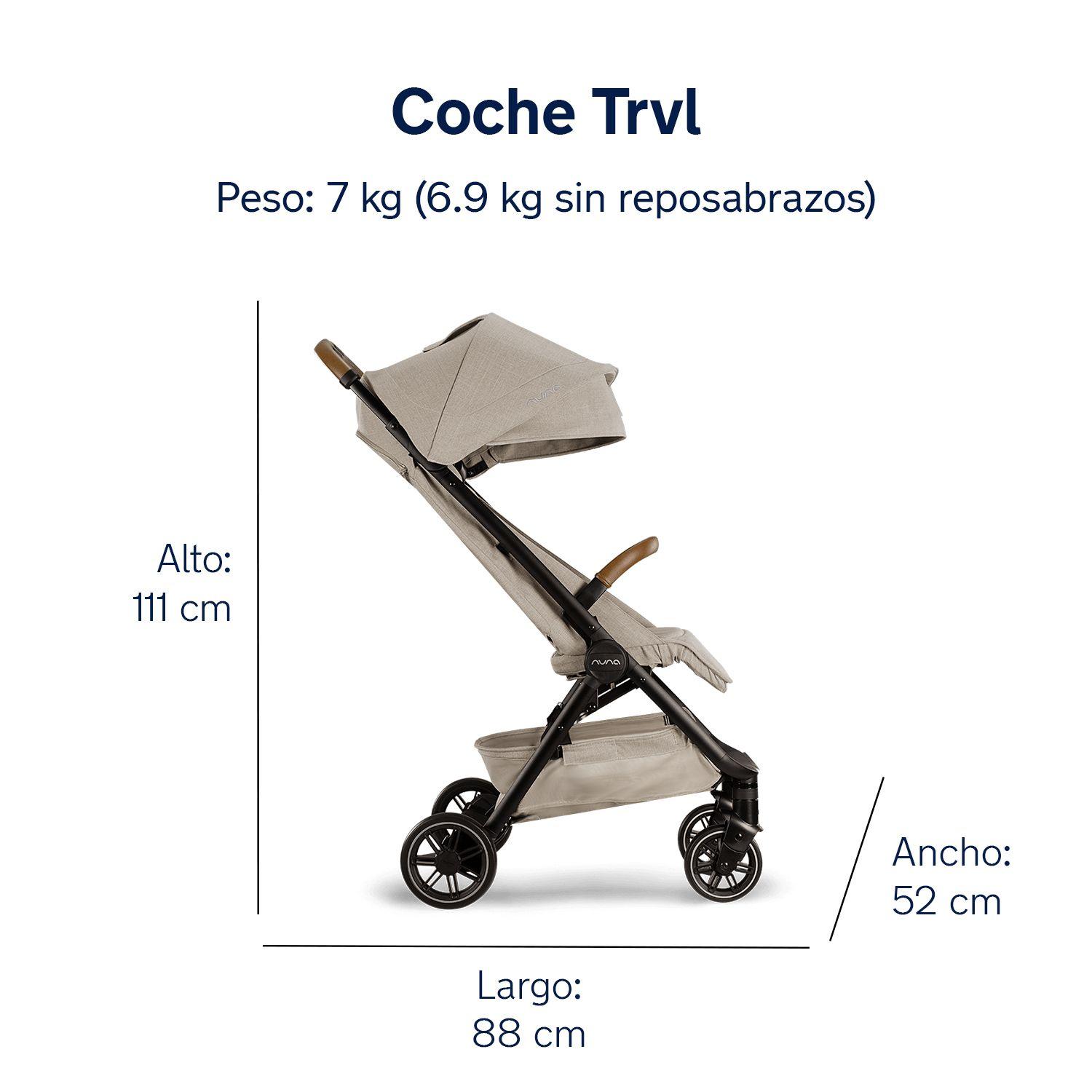 Coche de Paseo TRVL Beige Nuna-8