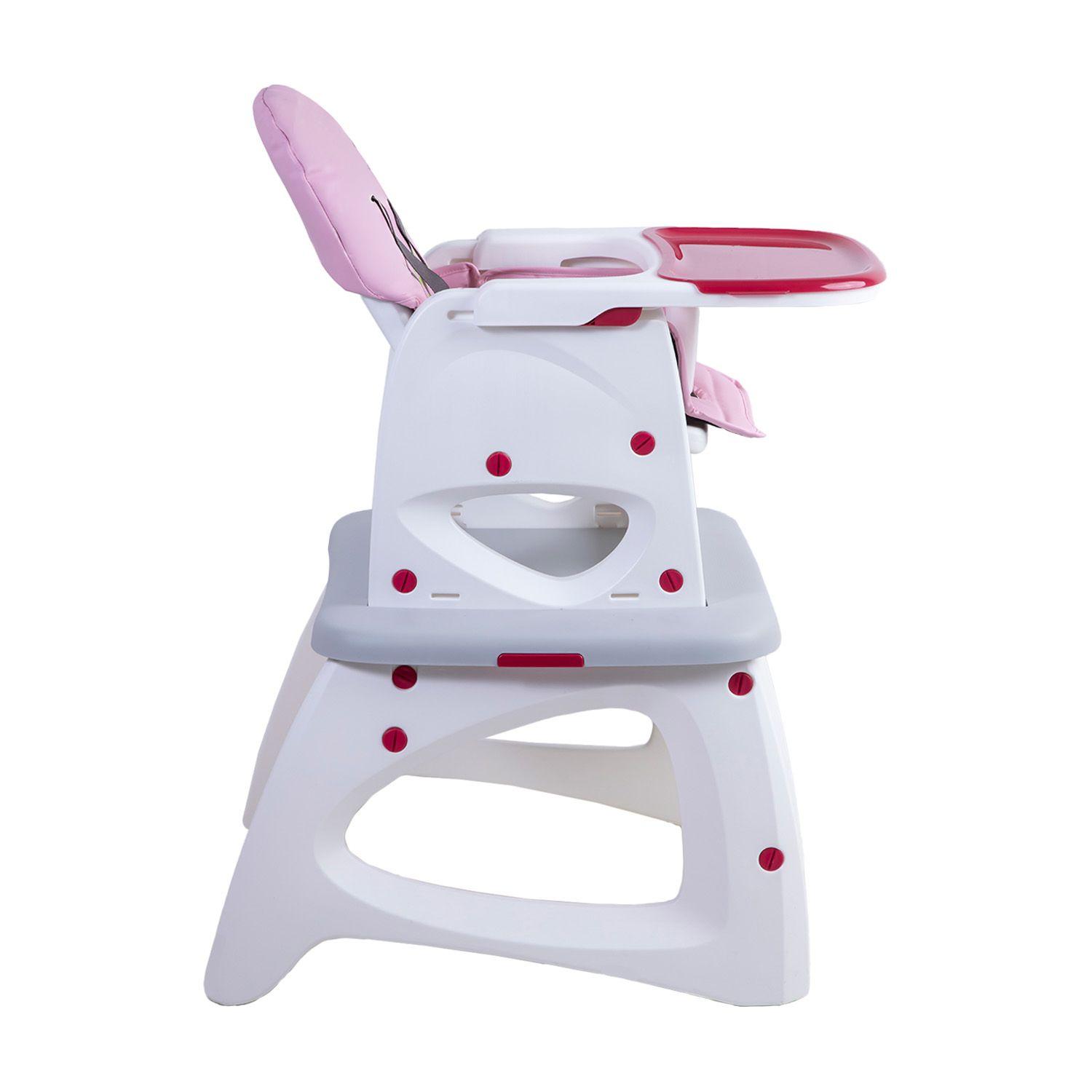 Silla de Comer Escritorio Balancin Eat&Swing Rosada Bebesit-2