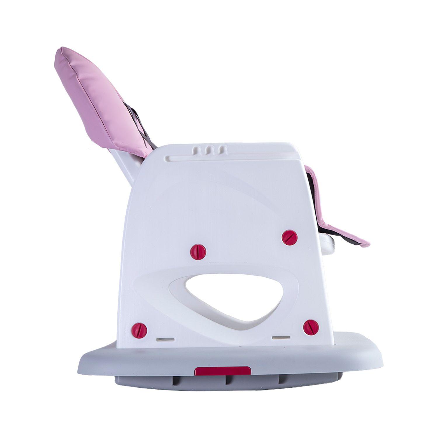 Silla de Comer Escritorio Balancin Eat&Swing Rosada Bebesit-5