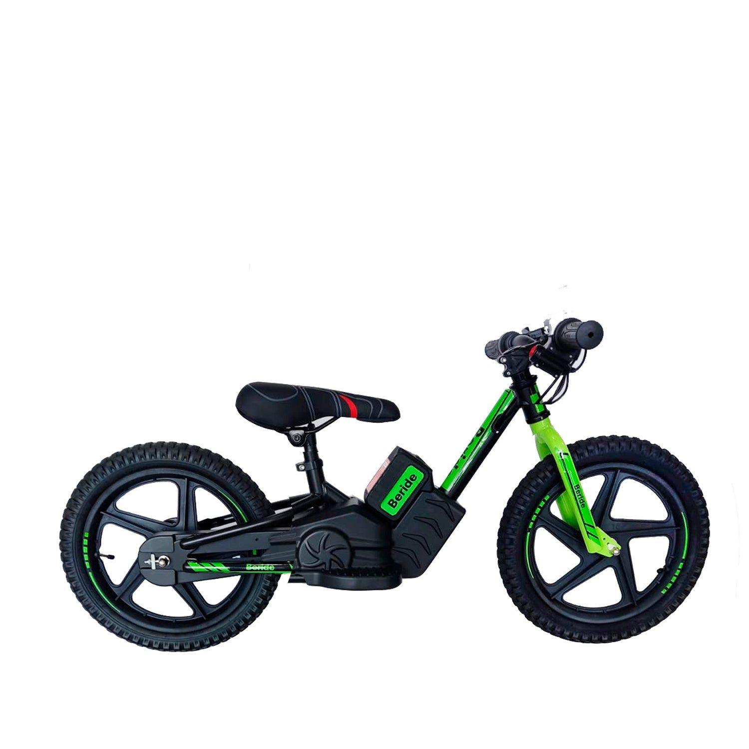 Bicicleta Eléctrica Infantil BeRide Aro 12 Verde Bebesit-2