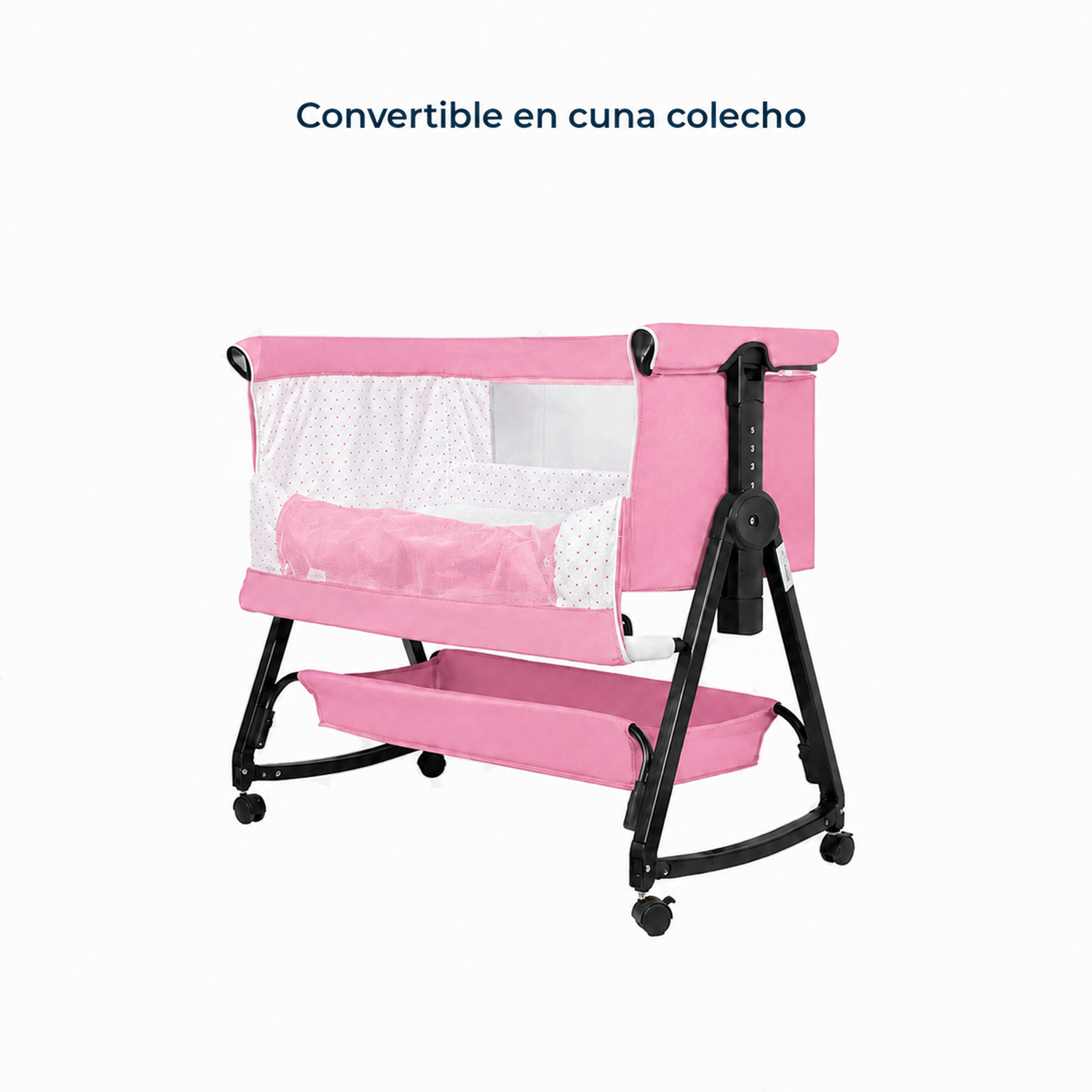 Cuna Colecho Cloud Rosado-6