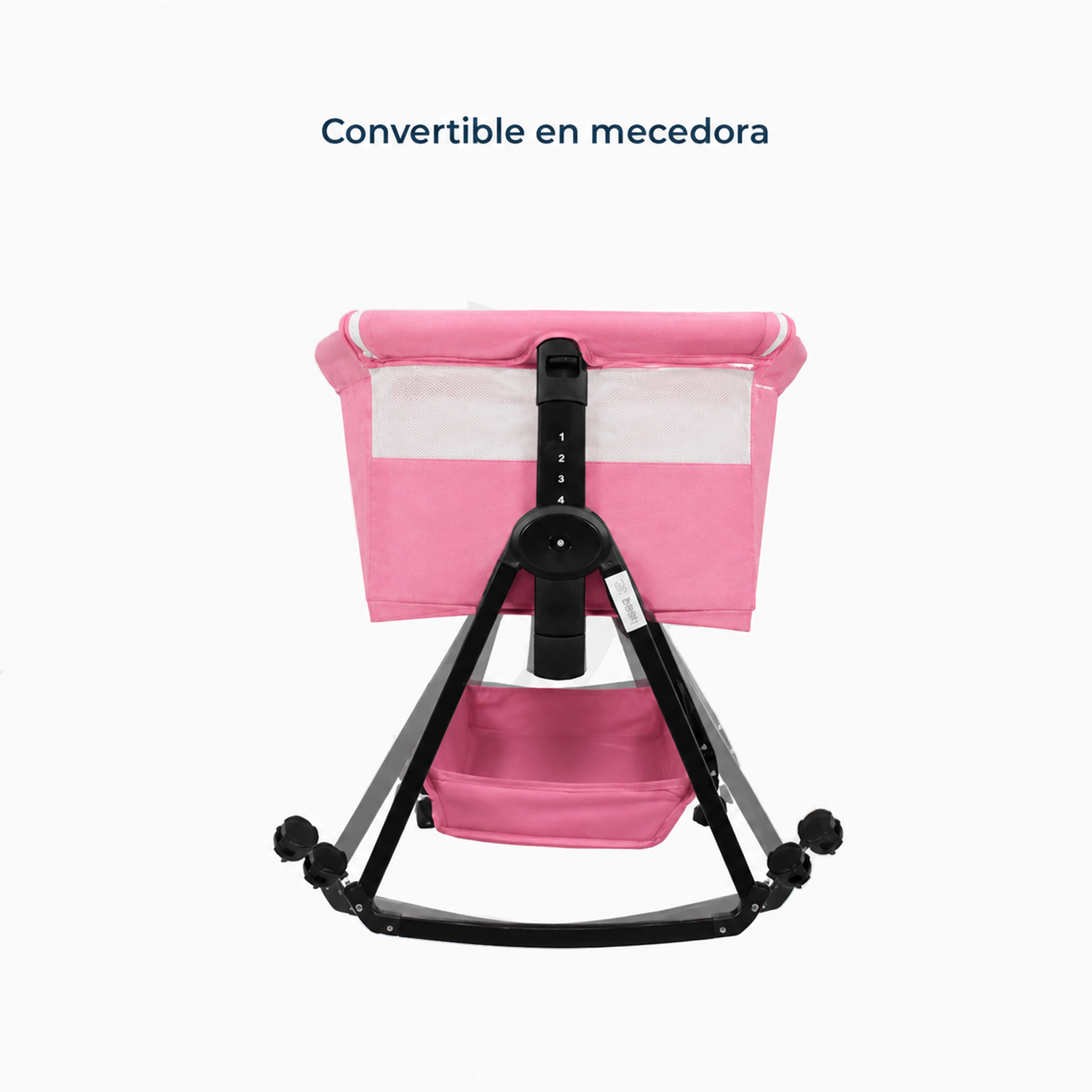 Cuna Colecho Cloud Rosado-7