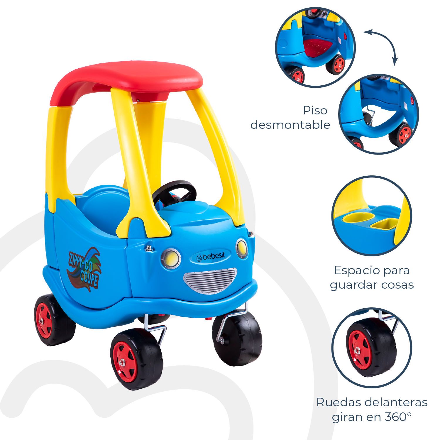 Auto Corre Pasillo Zippy Go Coupe Bebesit-4