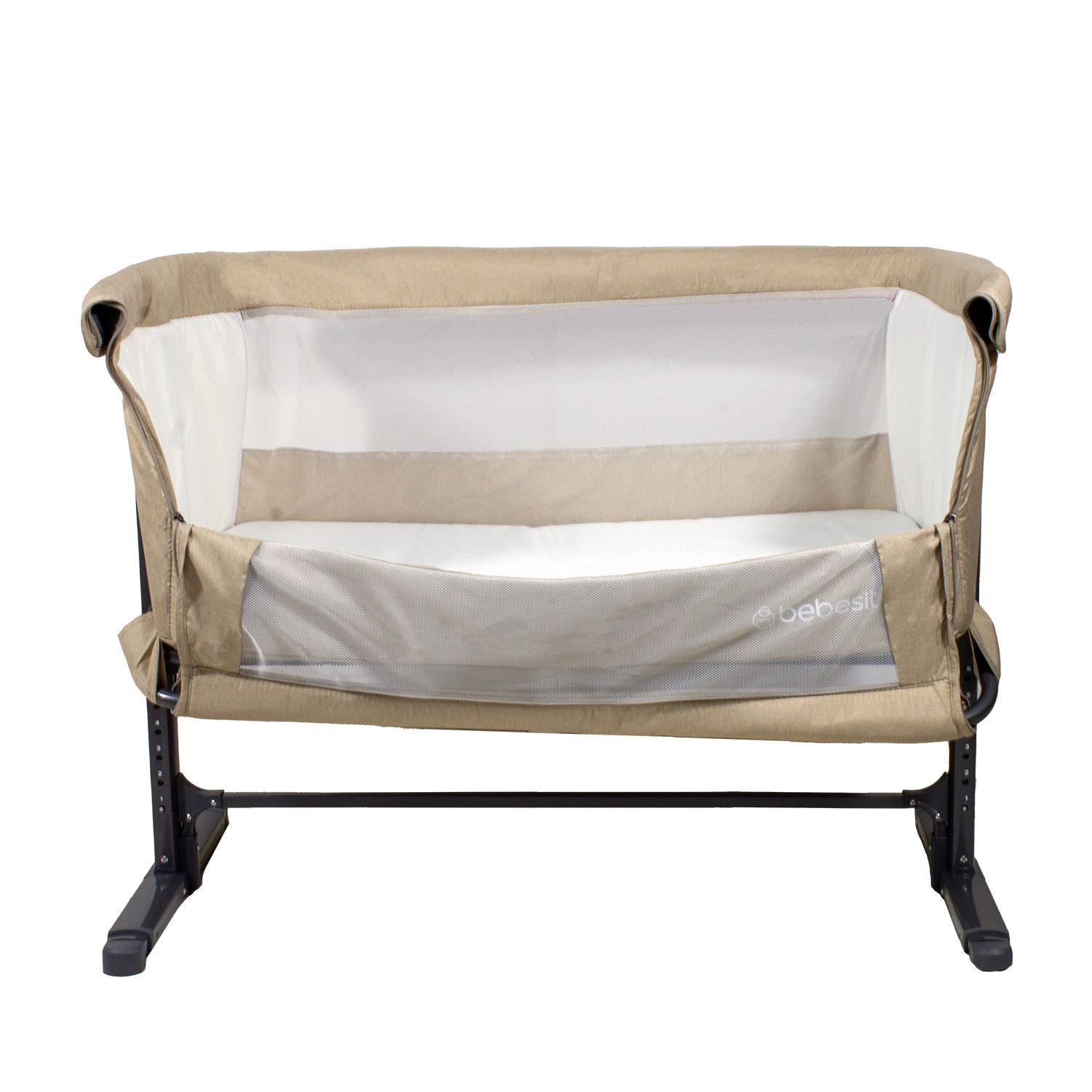 Cuna Colecho con Mosquitero MySide LX Beige Bebesit-6