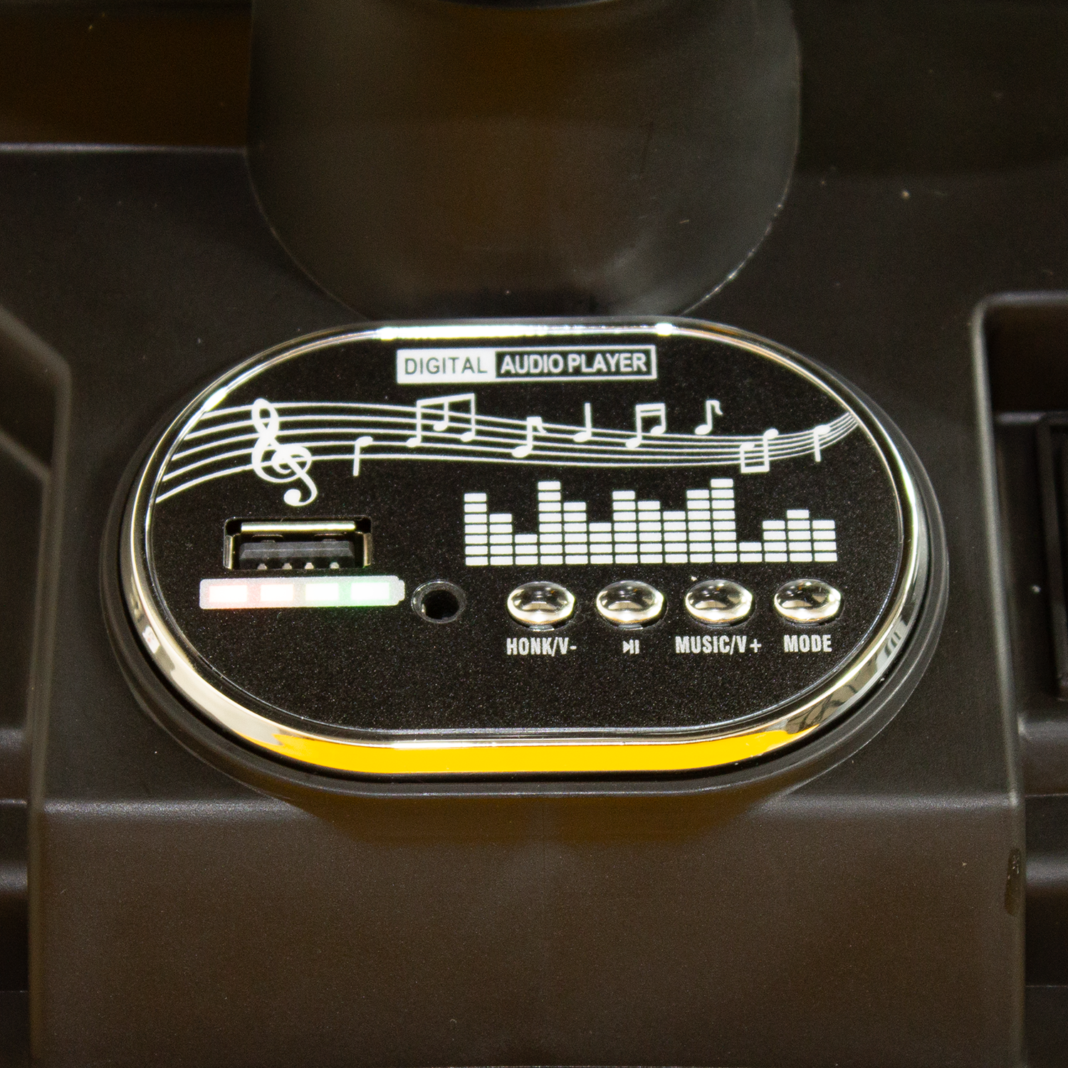 Camión Eléctrico Retroexcavadora Todoterreno Infantil Amarillo-8