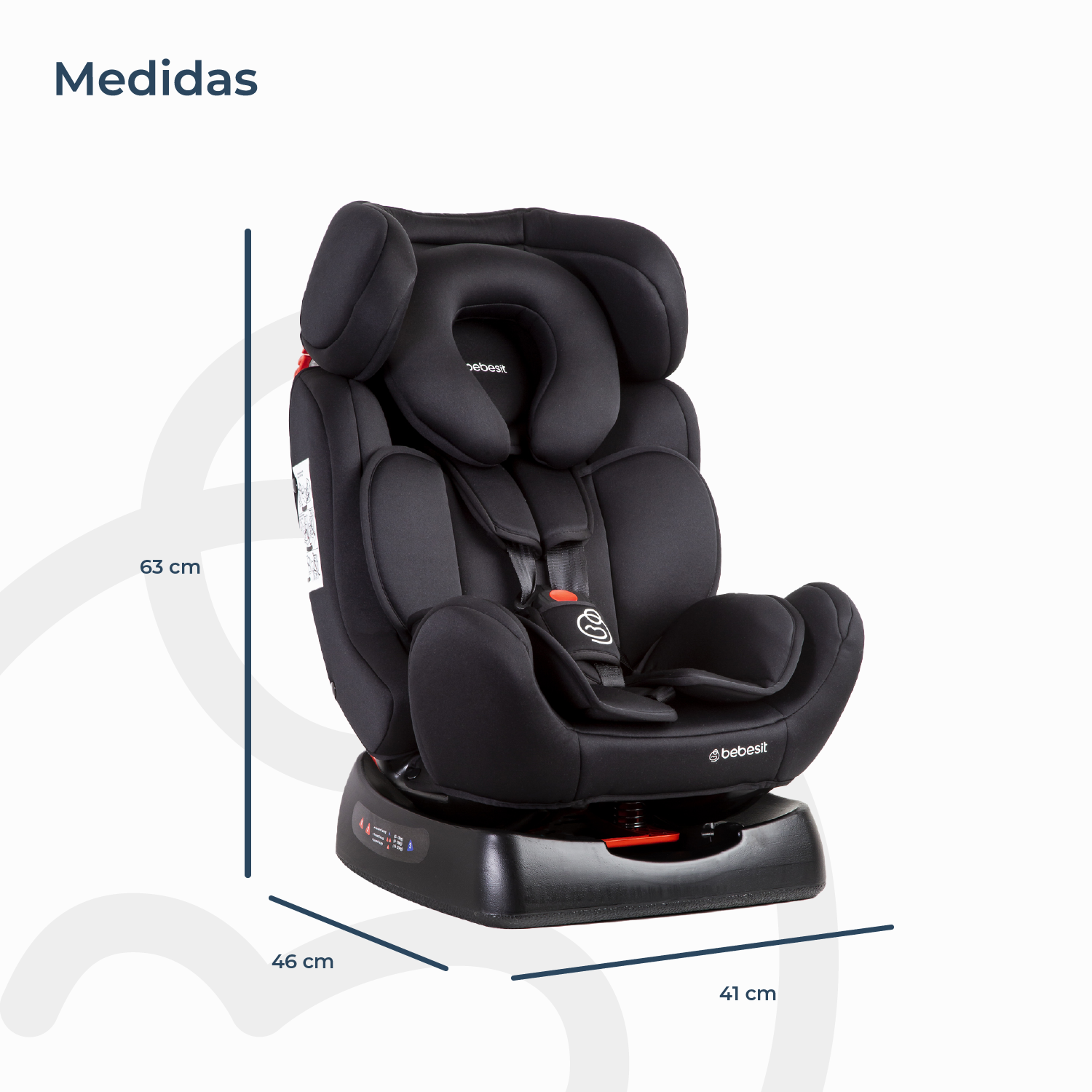 Silla de Auto Orbit Lx Negro Bebesit-7