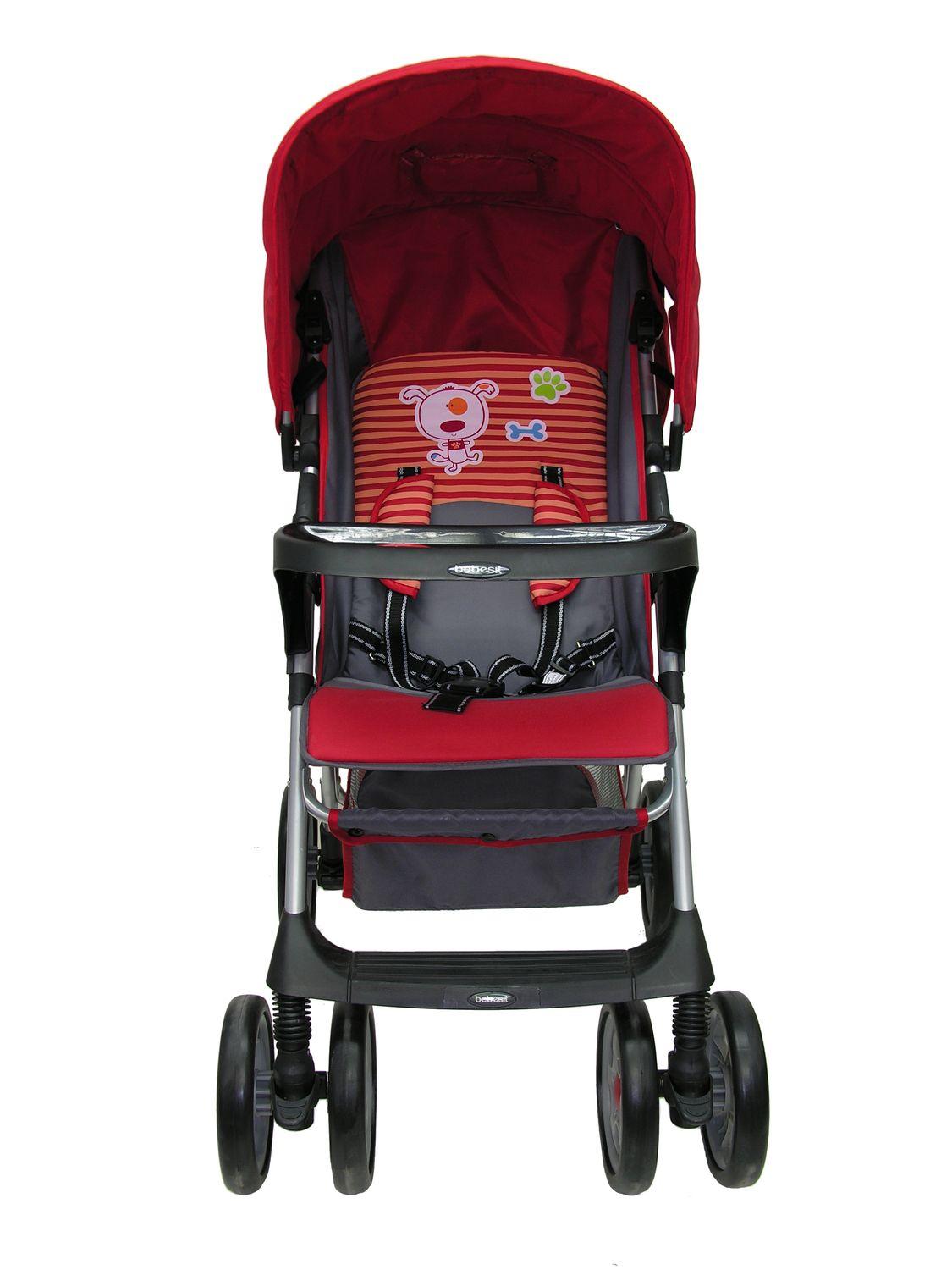 Coche Travel System Zoom Rojo Bebesit-3