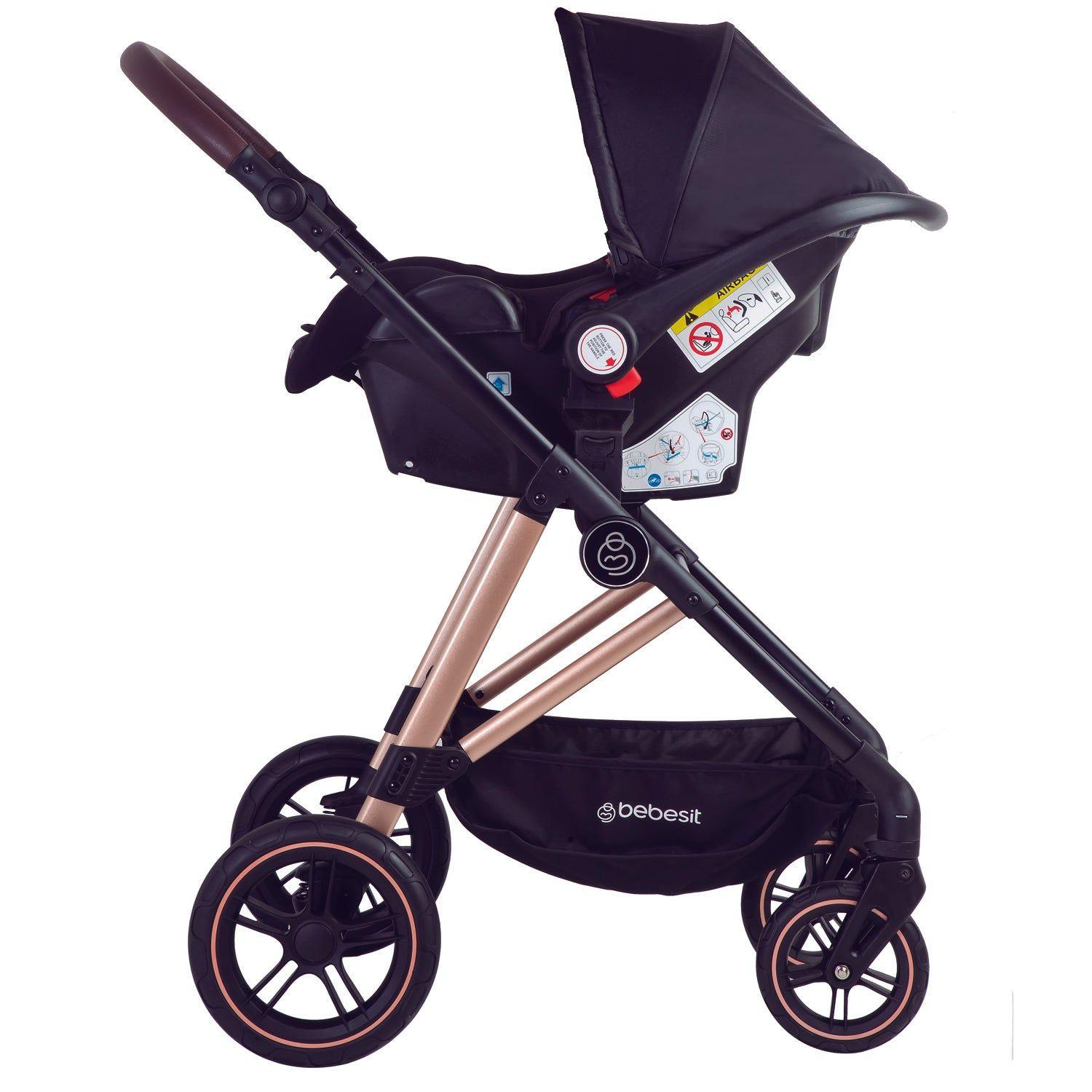 Coche Cuna Travel System Neo Negro Bebesit-3
