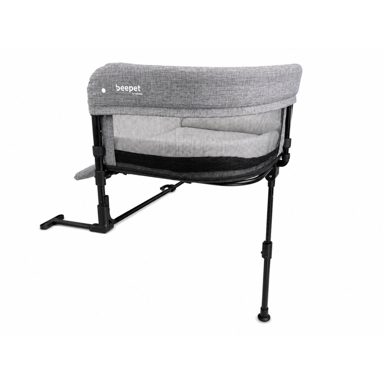 Cama Colecho para Mascotas Happy Gris Ergonómico BeePet-2