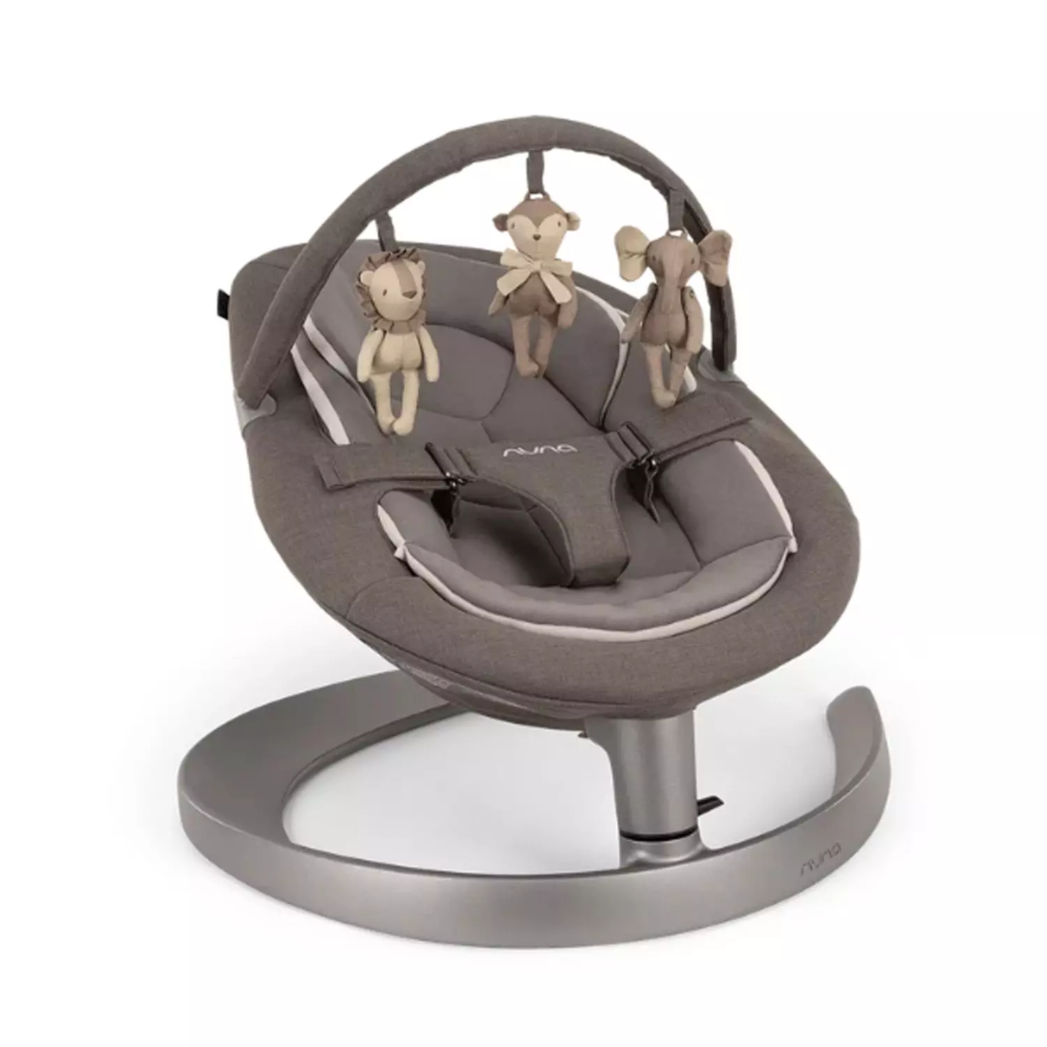 Silla Nido Baby Bouncer Leaf Grow Granite Nuna-0