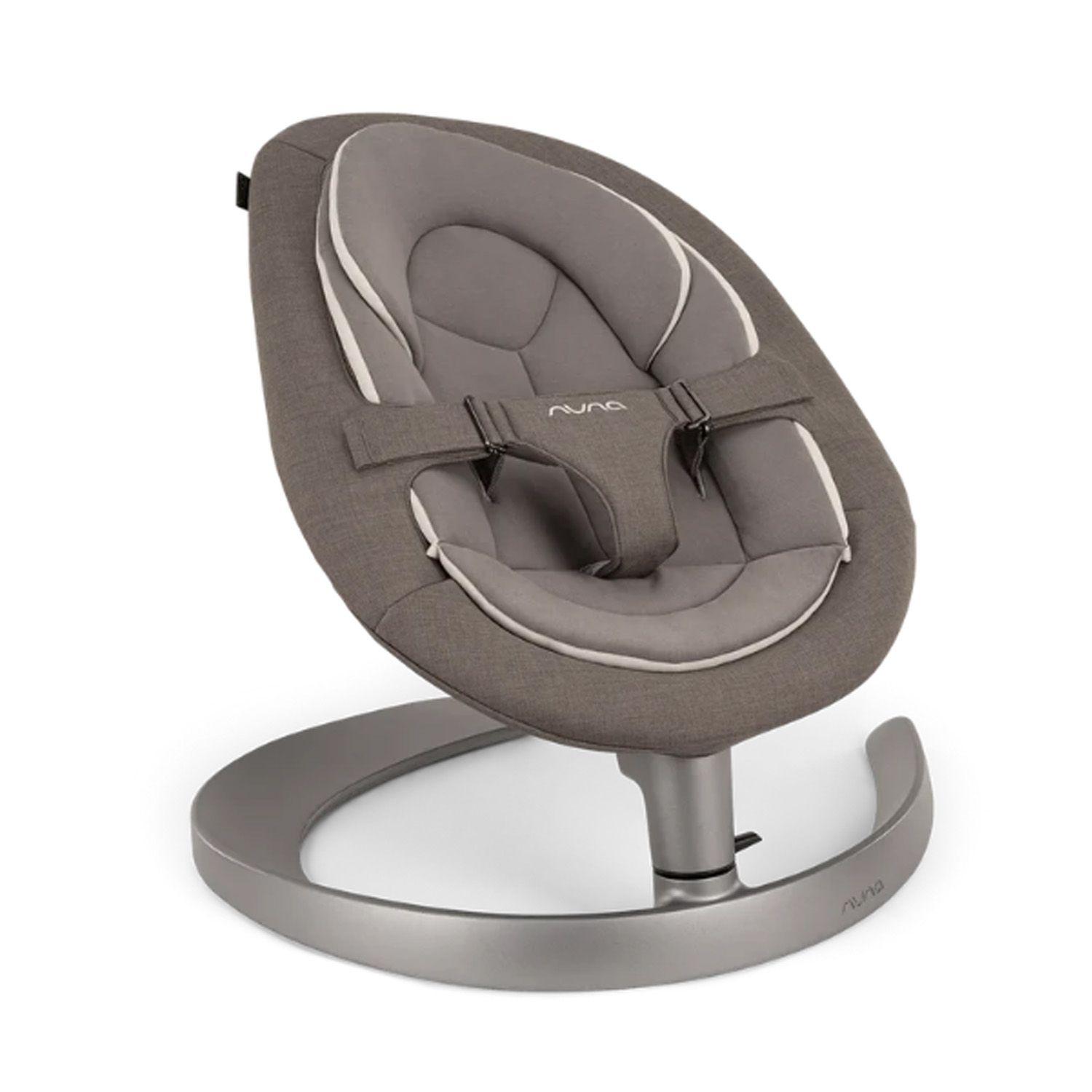 Silla Nido Baby Bouncer Leaf Grow Granite Nuna-2