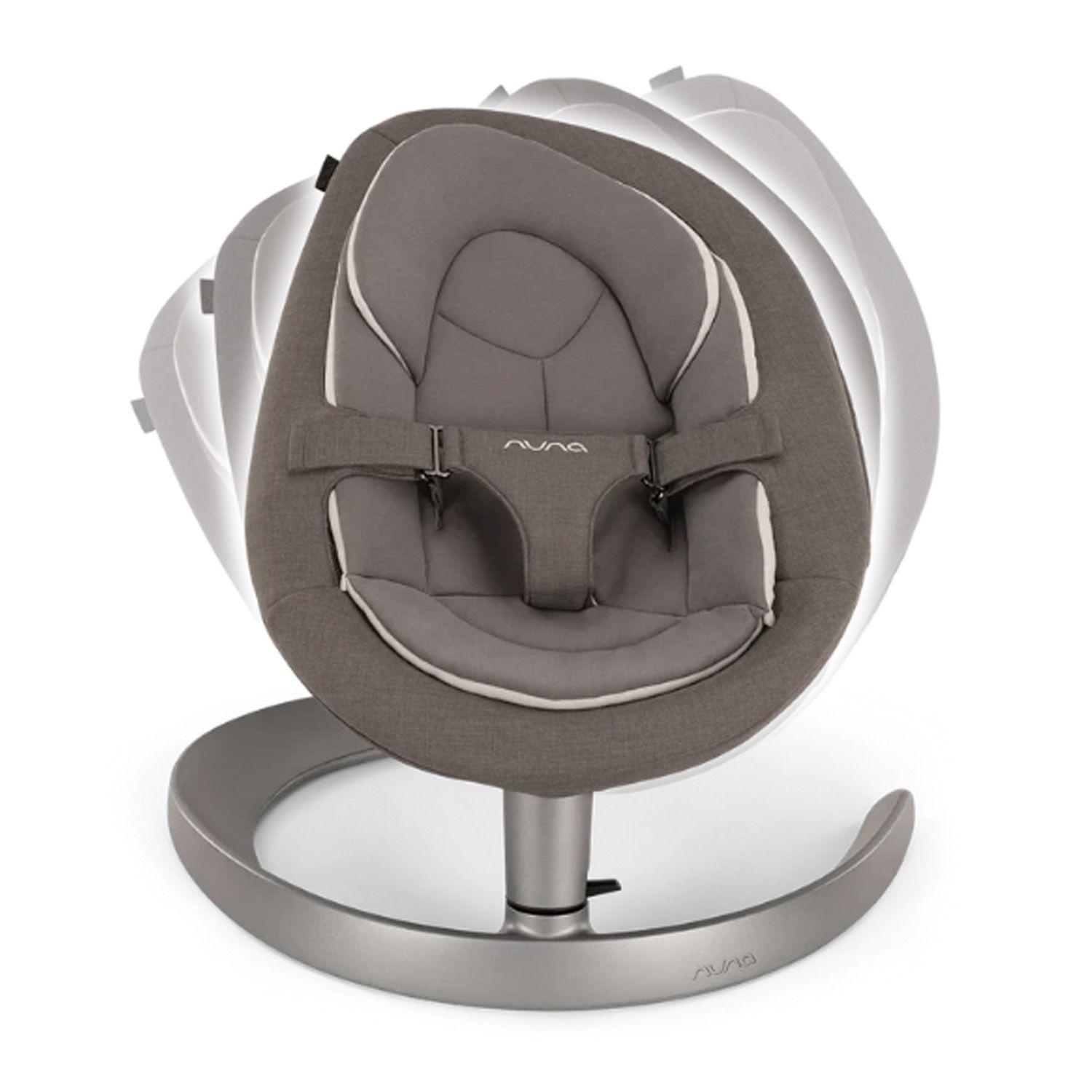 Silla Nido Baby Bouncer Leaf Grow Granite Nuna-4