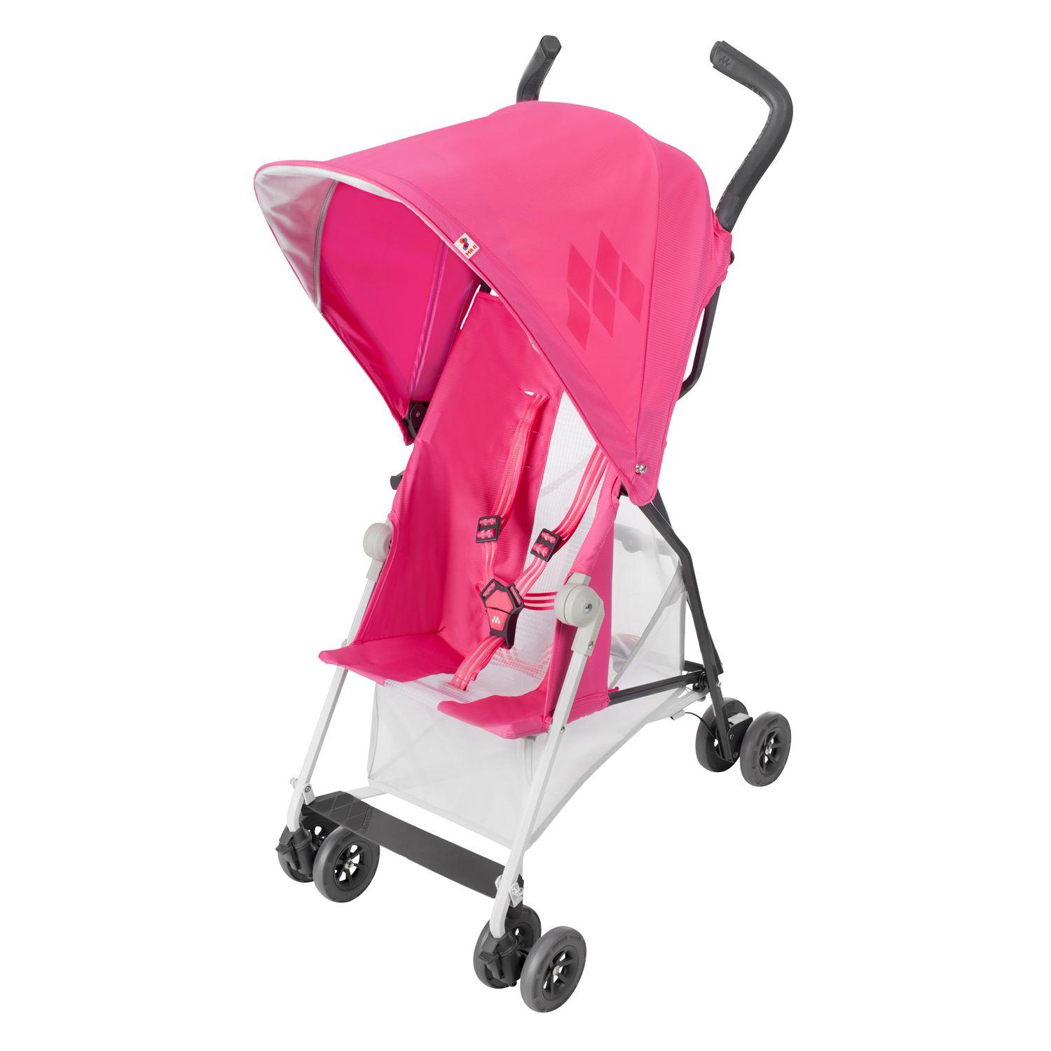 Coche Paragua MacLaren Mark II Carmine Rose-0