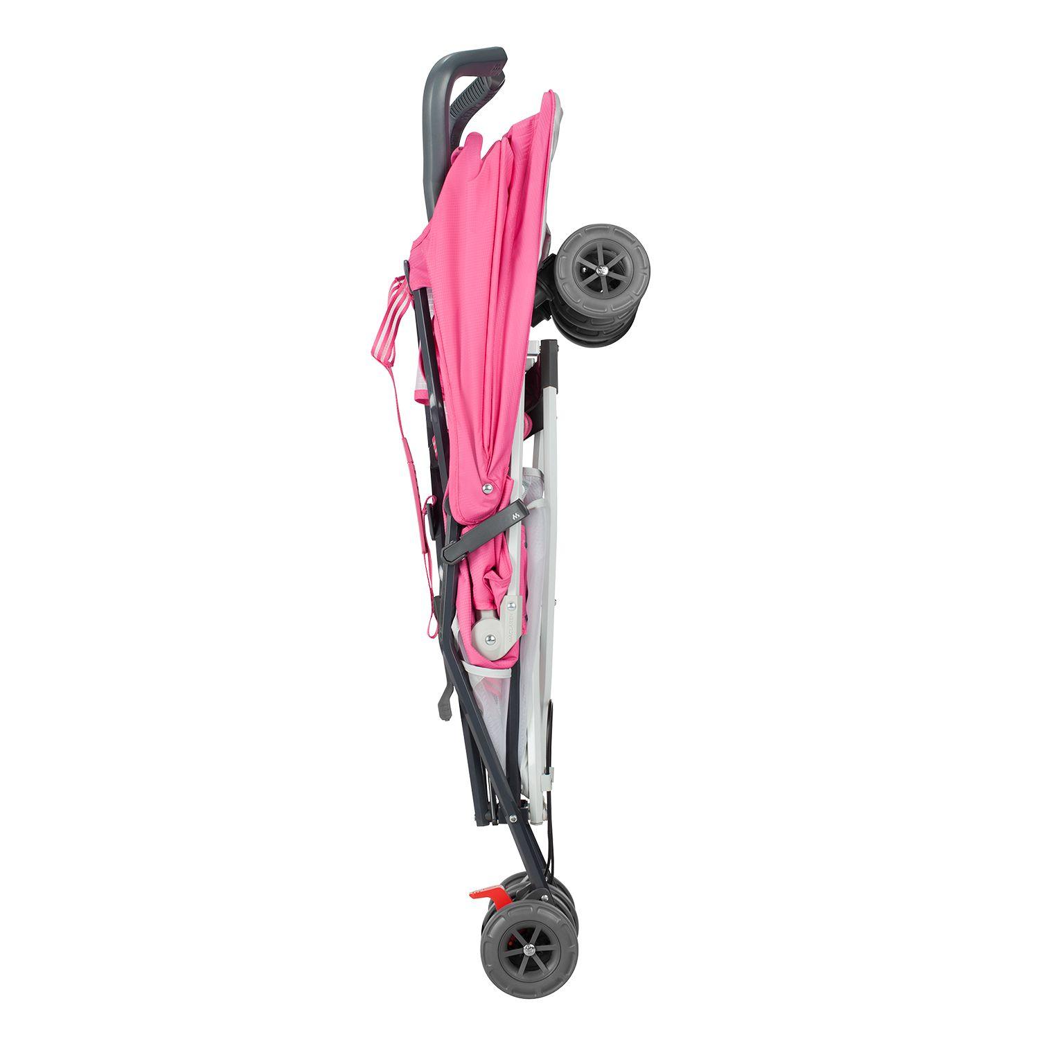 Coche Paragua MacLaren Mark II Carmine Rose-4
