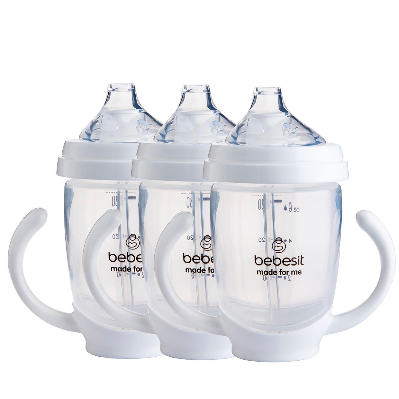 Vaso de entrenamiento Pack x 3 200ml Antiderrame 3M+-3