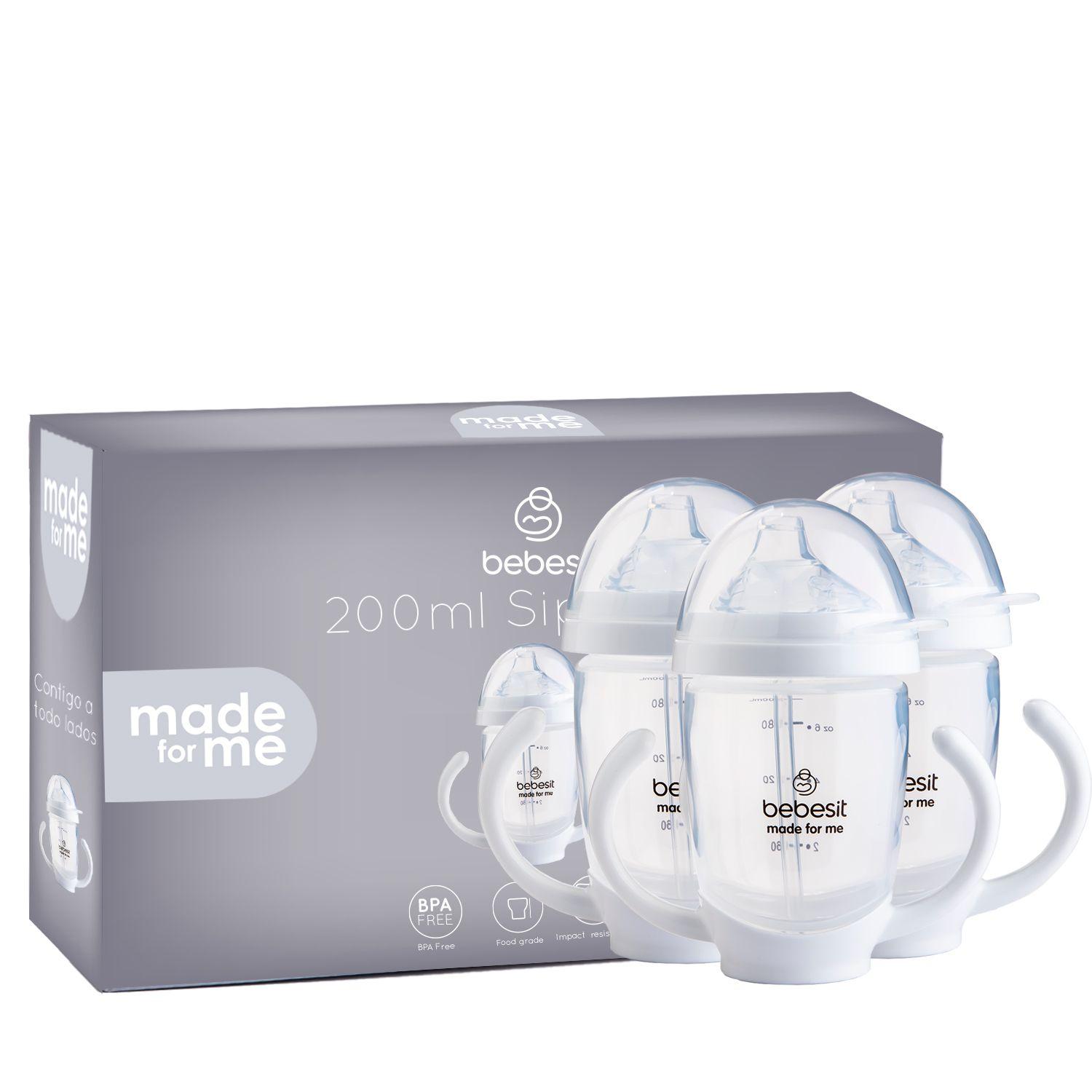Vaso de entrenamiento Pack x 3 200ml Antiderrame 3M+-4