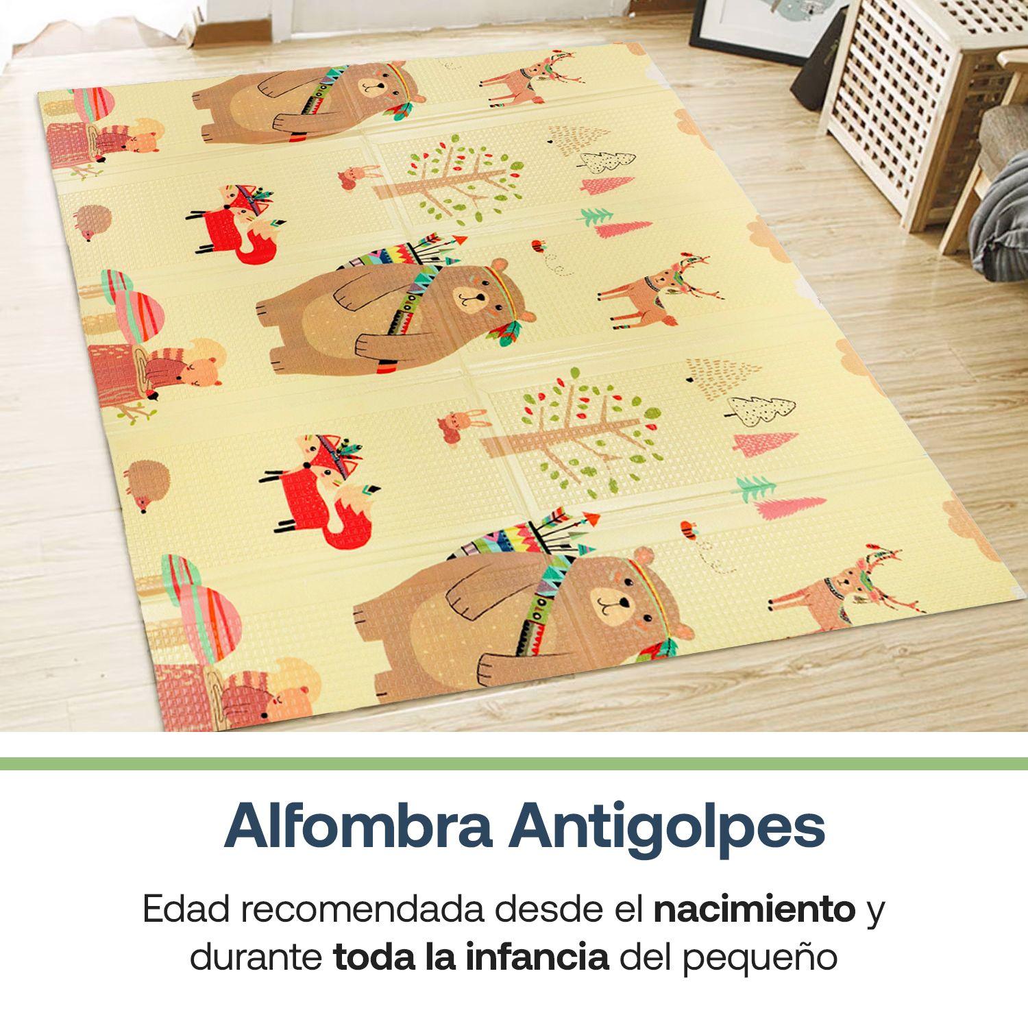 Alfombra Antigolpes Plegable 180X120 Oso y Oceano Bebesit-2
