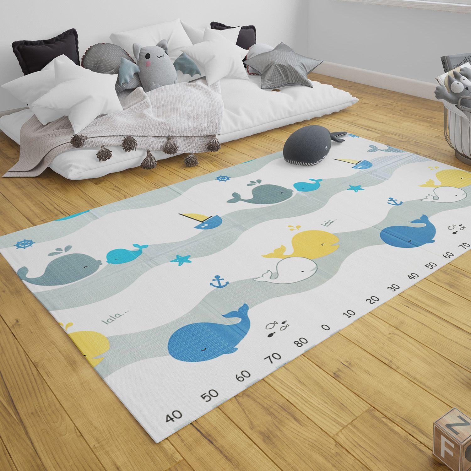 Alfombra Antigolpes Plegable 180X120 Oso y Oceano Bebesit-6